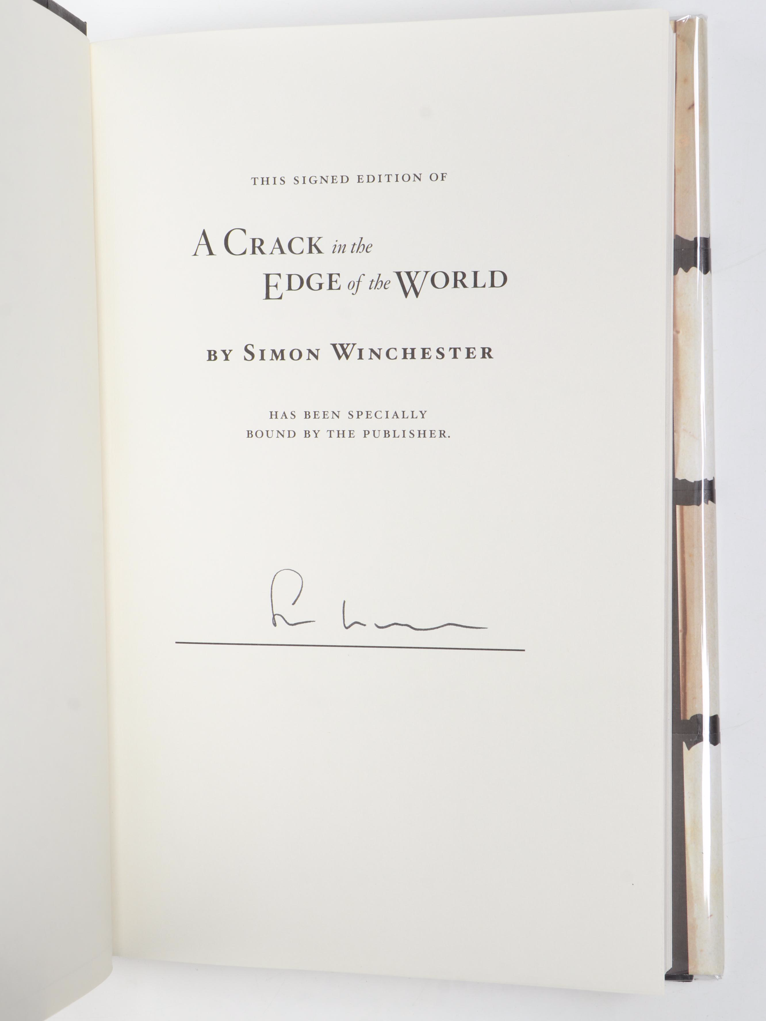 Signed First Edition "The Man Who Loved China" and More by Simon Winchester