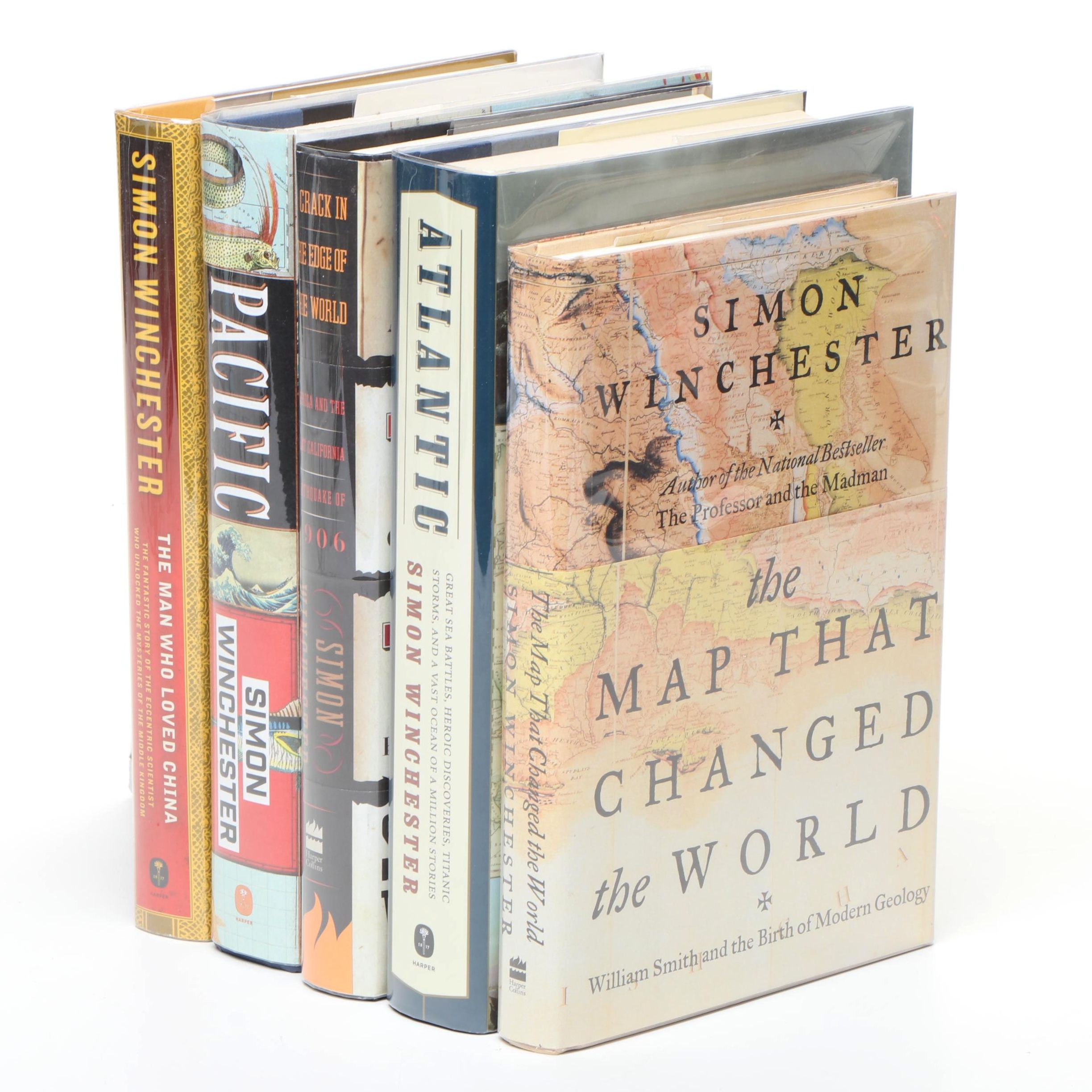 Signed First Edition "The Man Who Loved China" and More by Simon Winchester