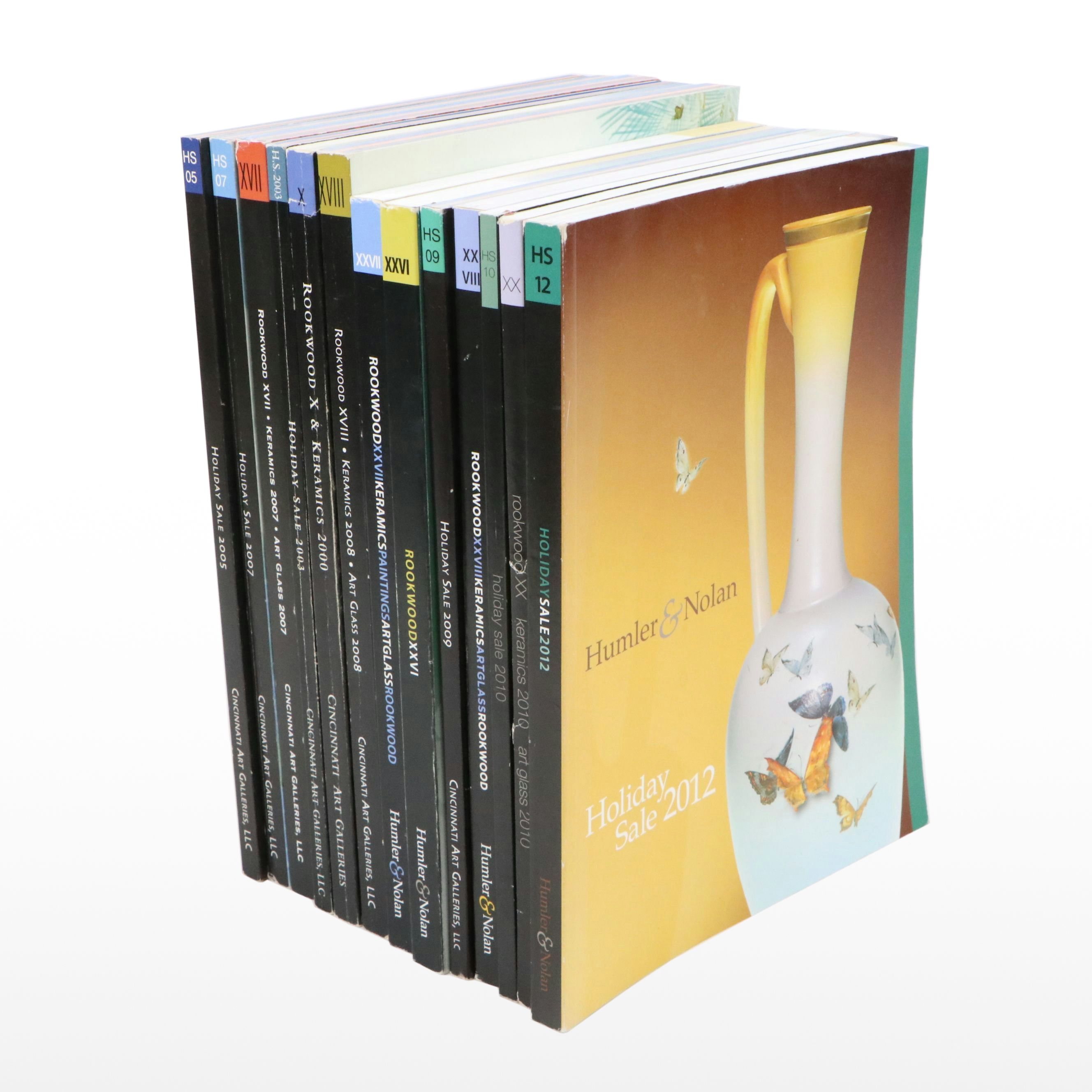 Rookwood Pottery, Art Glass and Painting Auction Catalogs, 21st Century