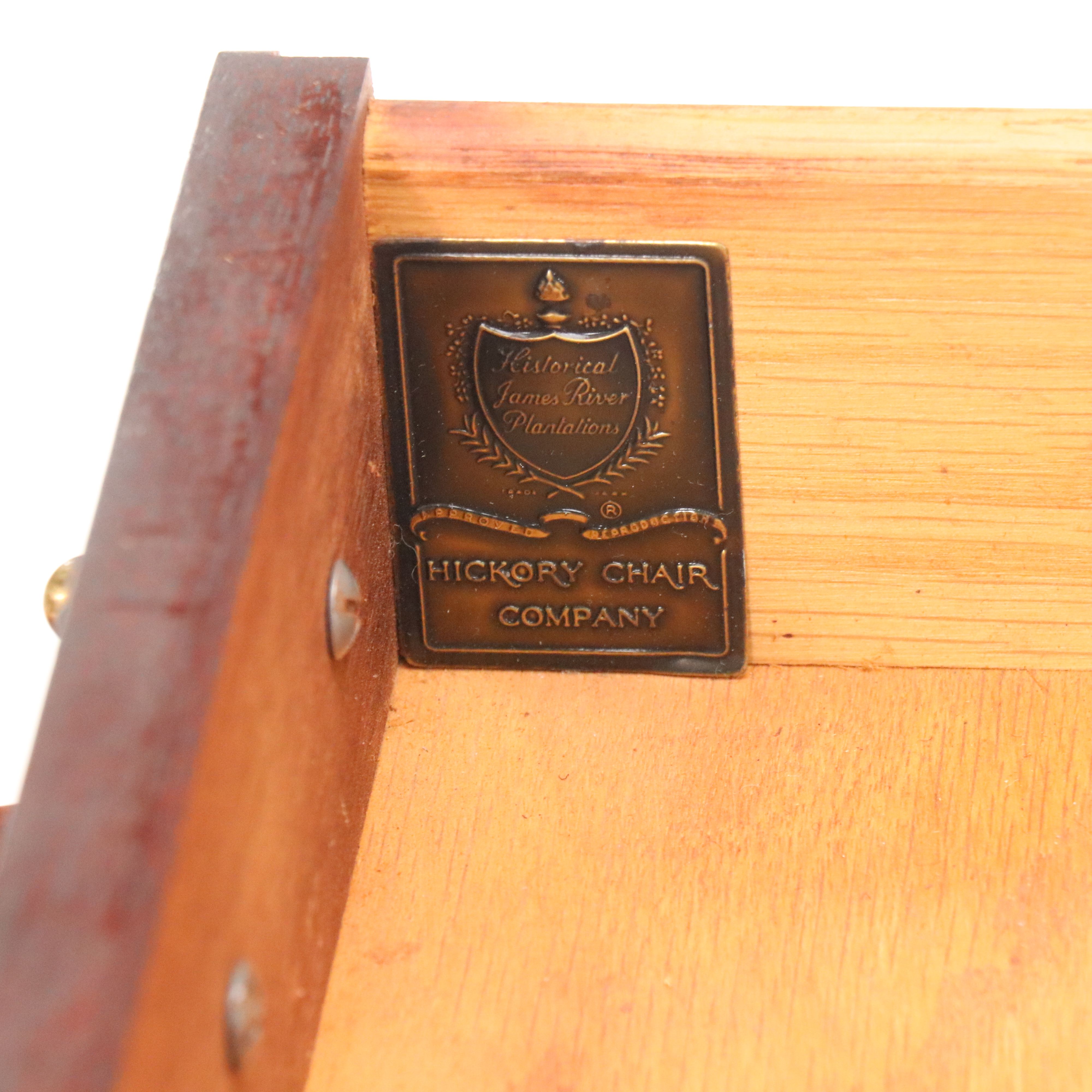 Hickory Chair Company Historical James River Plantation Mahogany Desk
