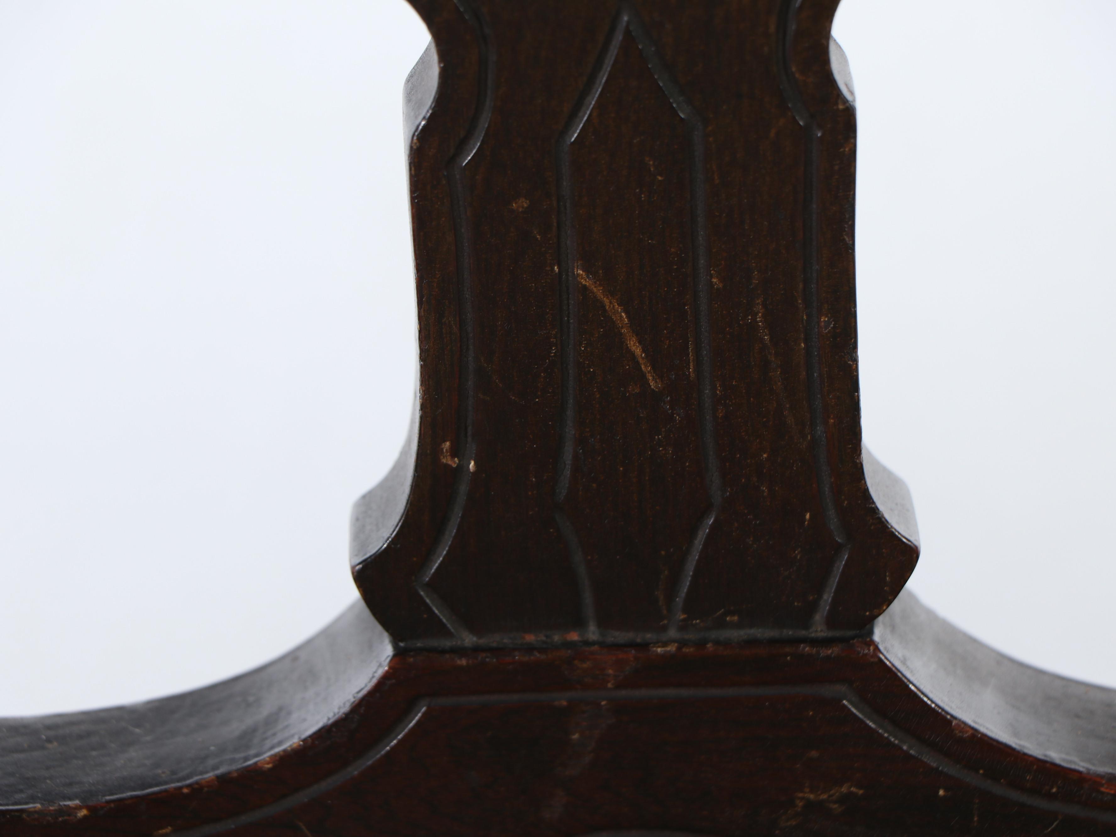 Set of Four Victorian Eastlake Grain-Painted Wood Parlor Chairs