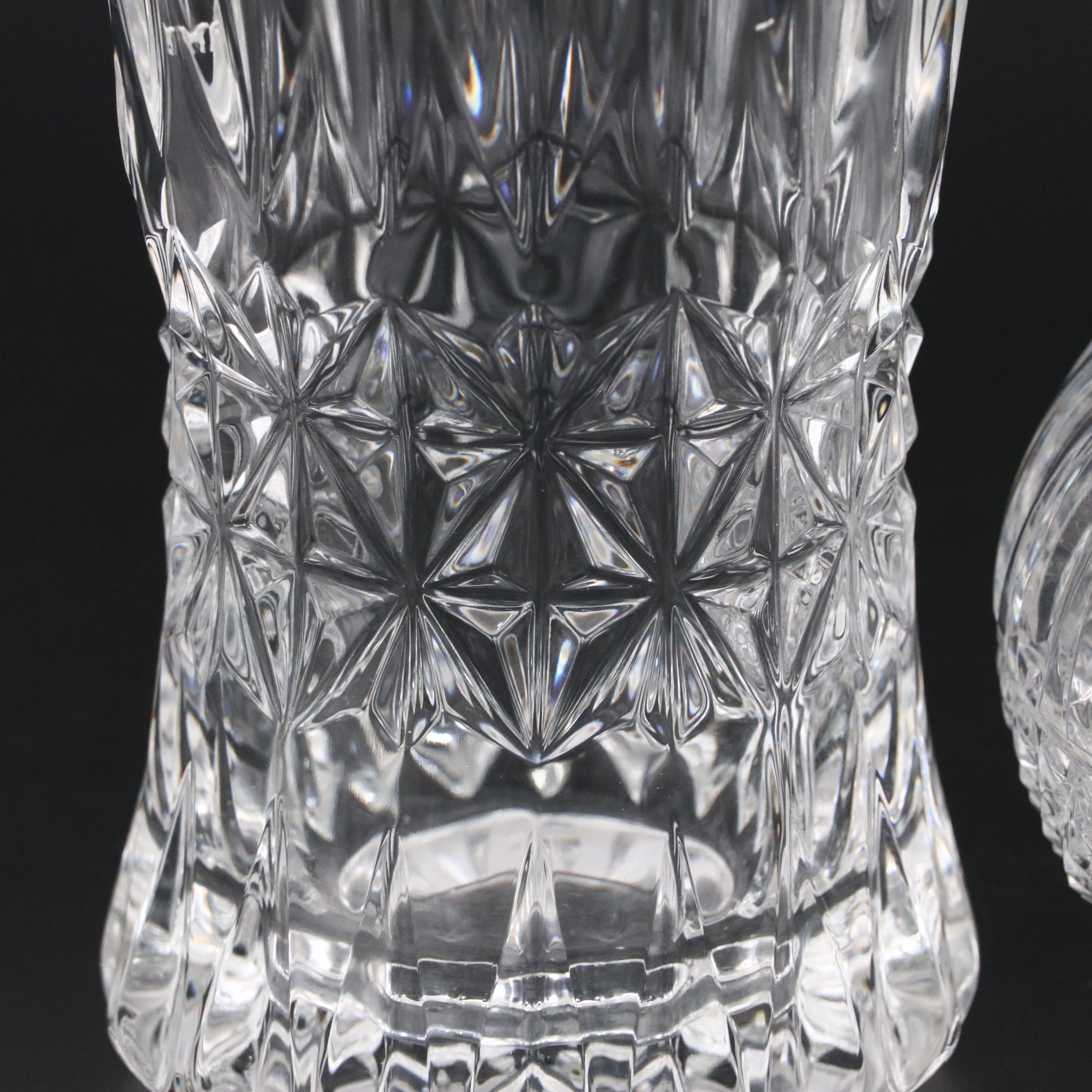 St. Louis Crystal Carafe with Other Crystal Vase