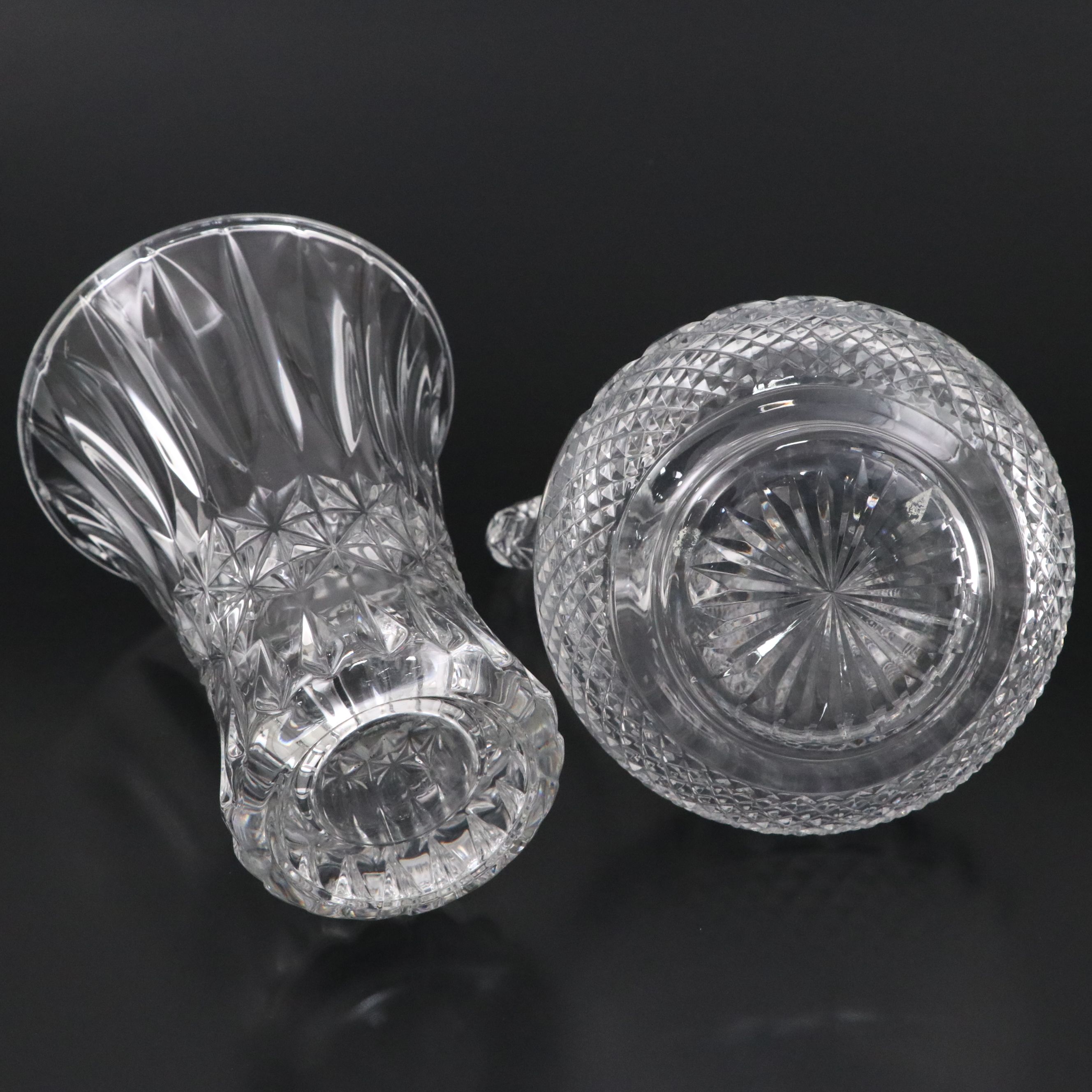 St. Louis Crystal Carafe with Other Crystal Vase