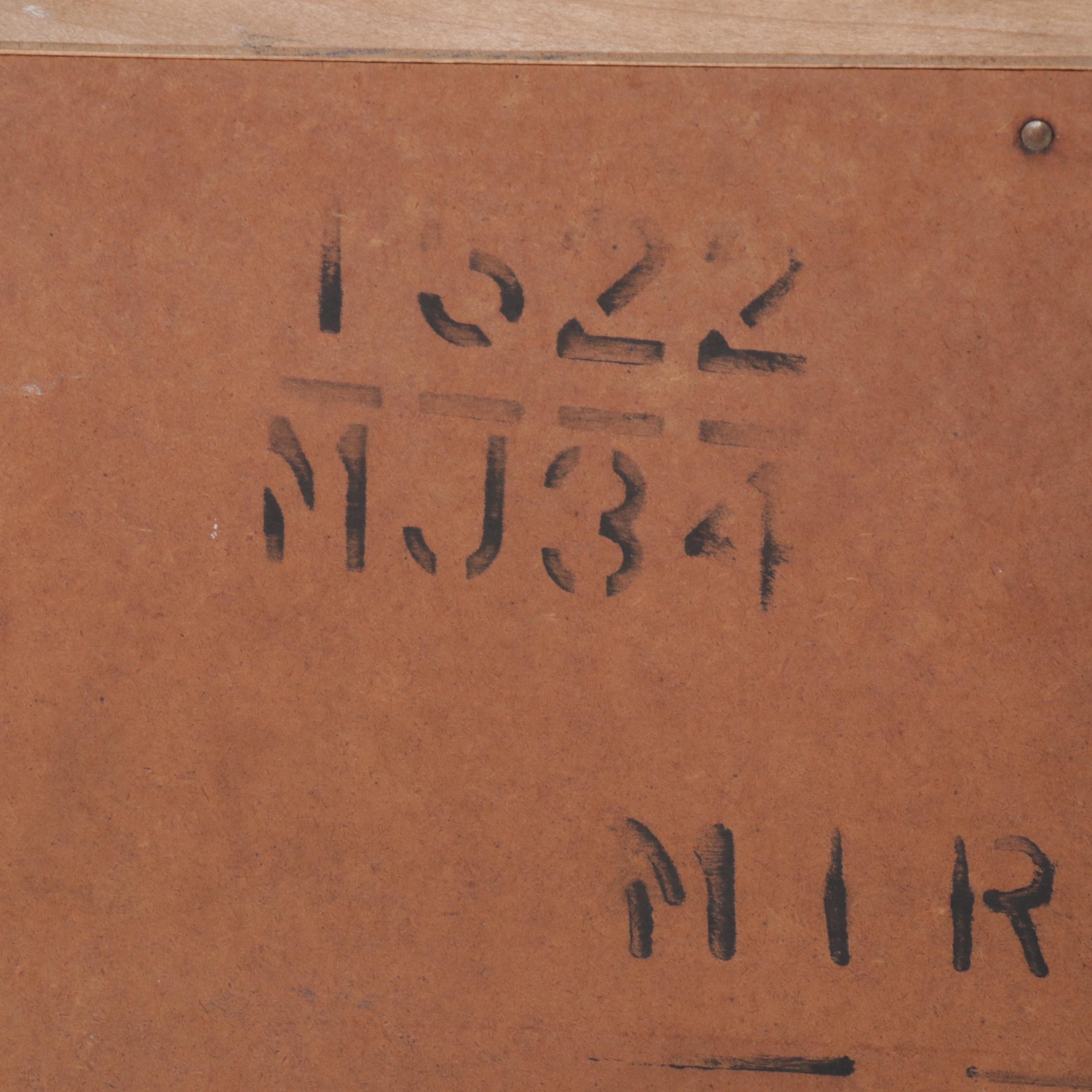 United Furniture Corp. Mid Century Modern Walnut Nine-Drawer Chest