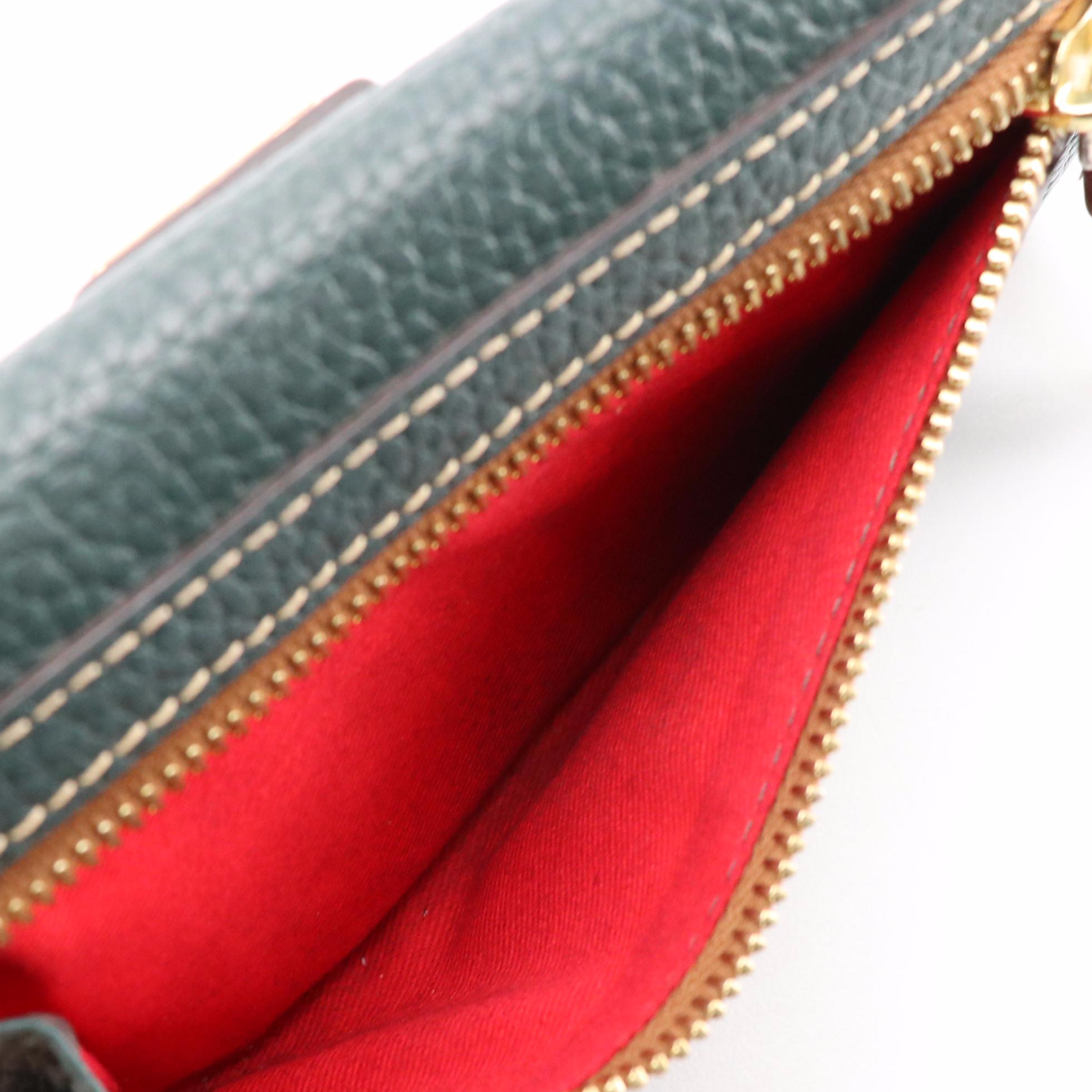 Dooney & Bourke IN041 Large Pocket Nylon Satchel and Grained Leather Wallet