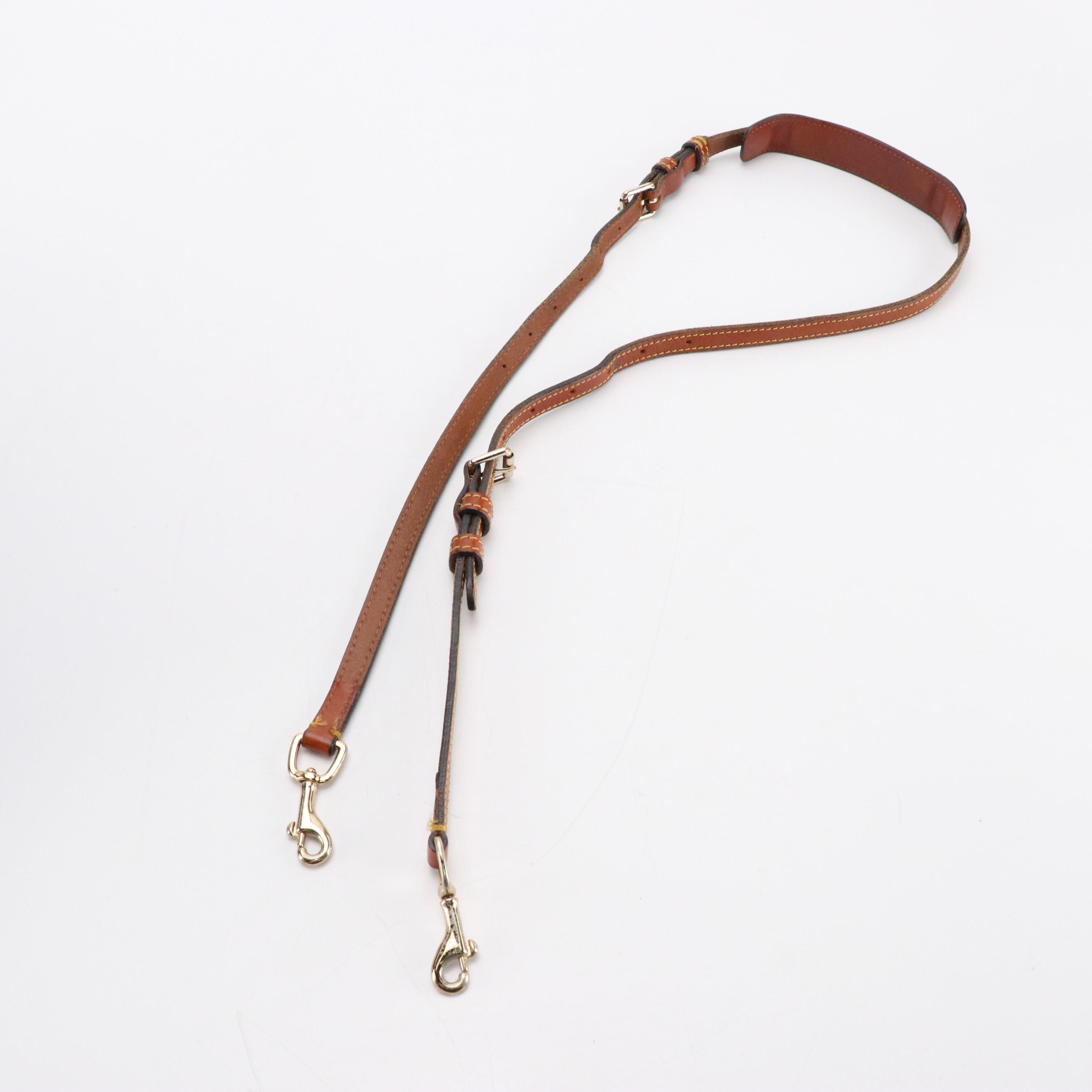 Dooney & Bourke IN041 Large Pocket Nylon Satchel and Grained Leather Wallet