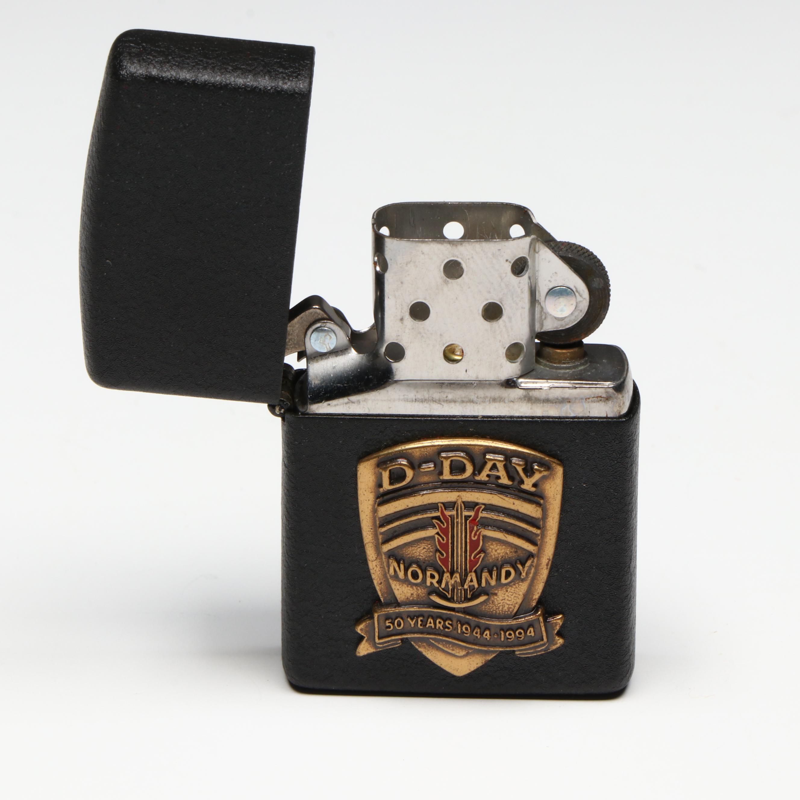 Zippo D-Day Commemorative and More Zippo with Camel Brand Lighters