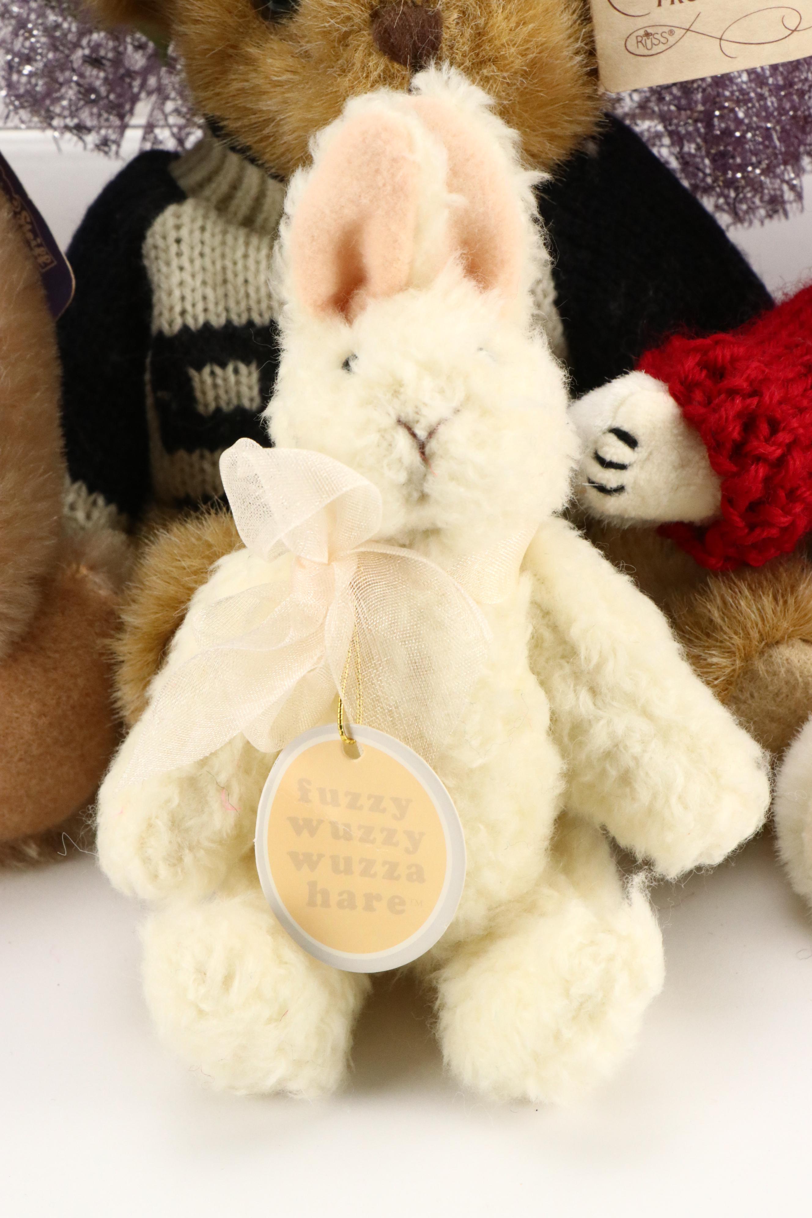 Steiff Witch Teddy Bear with Russ Berrie, Hurdy Gurdy and More Stuffed Animals