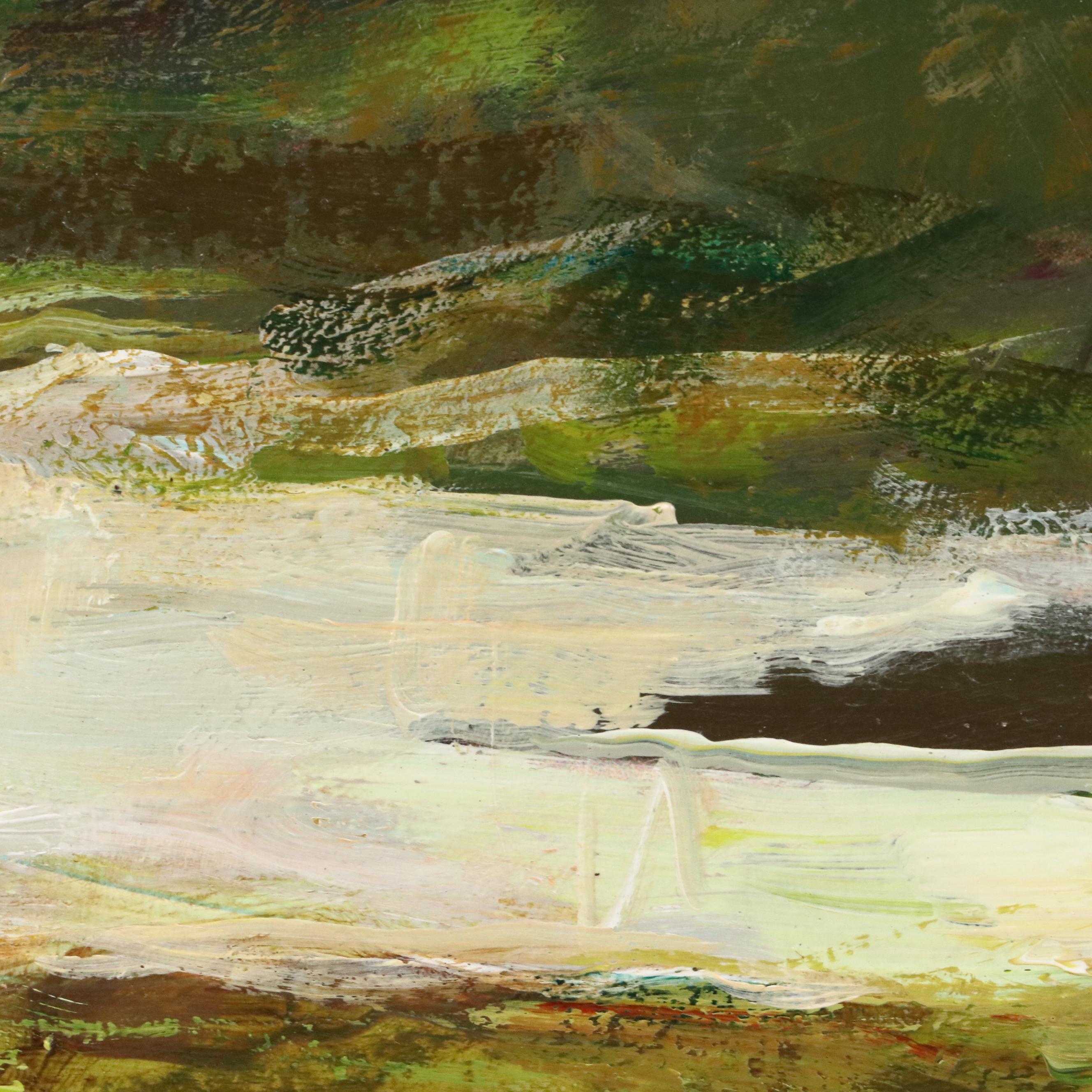 Agnes Rey Oil Painting of a Cowboy "Lasso," 2025