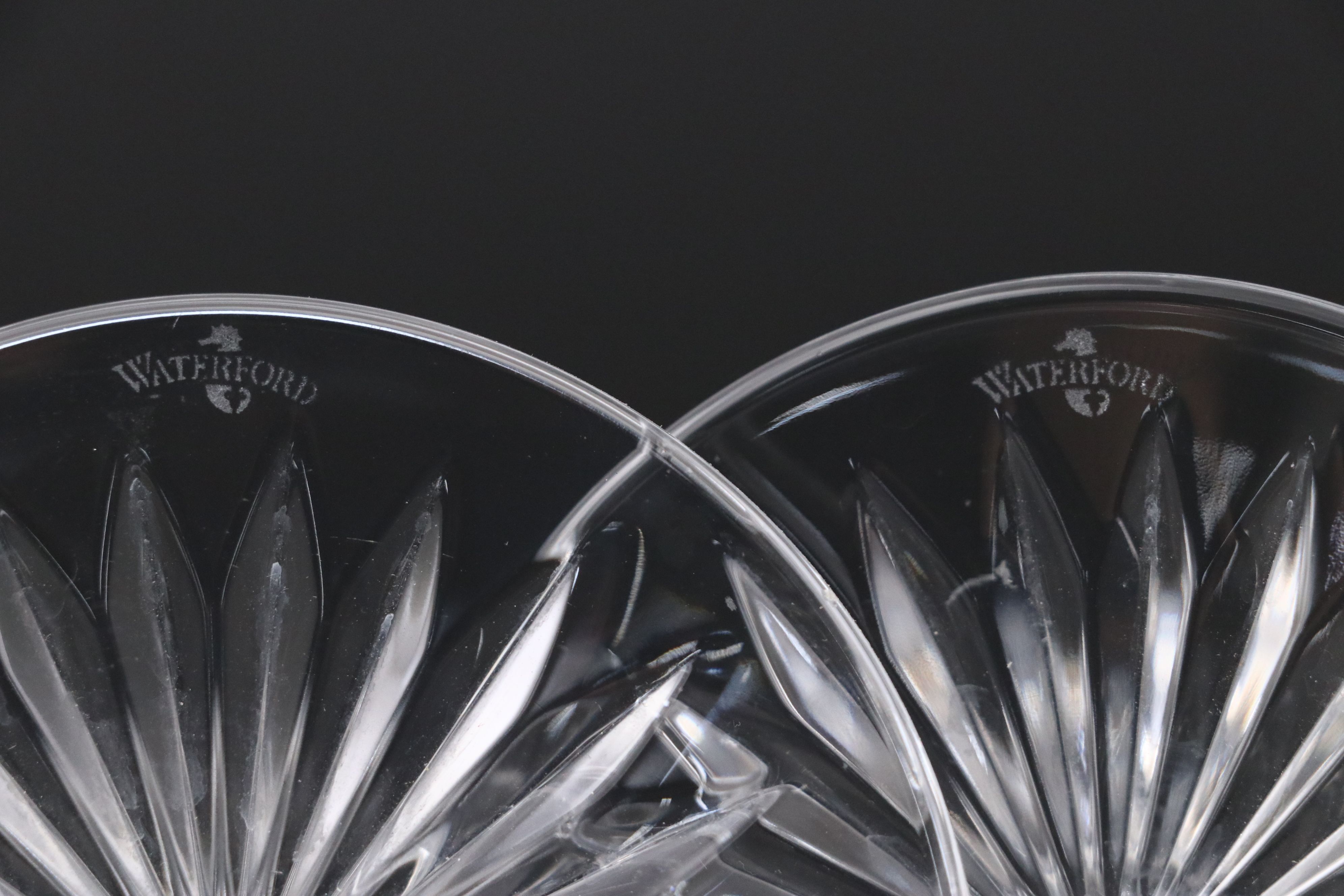 Waterford Cut Crystal Water Goblets