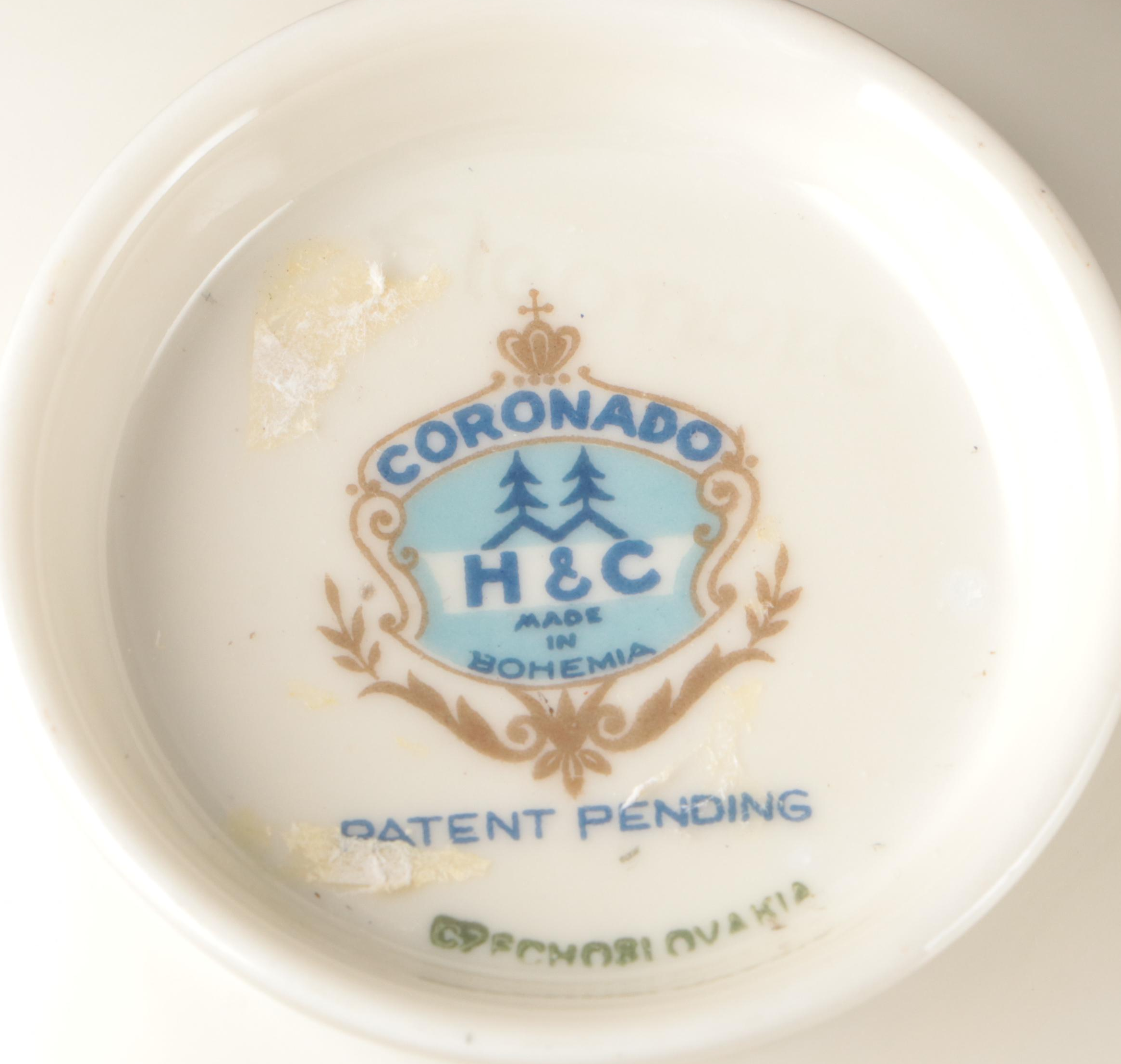 Haas Czjzek Coronado Porcelain Soup Bowls and Saucers