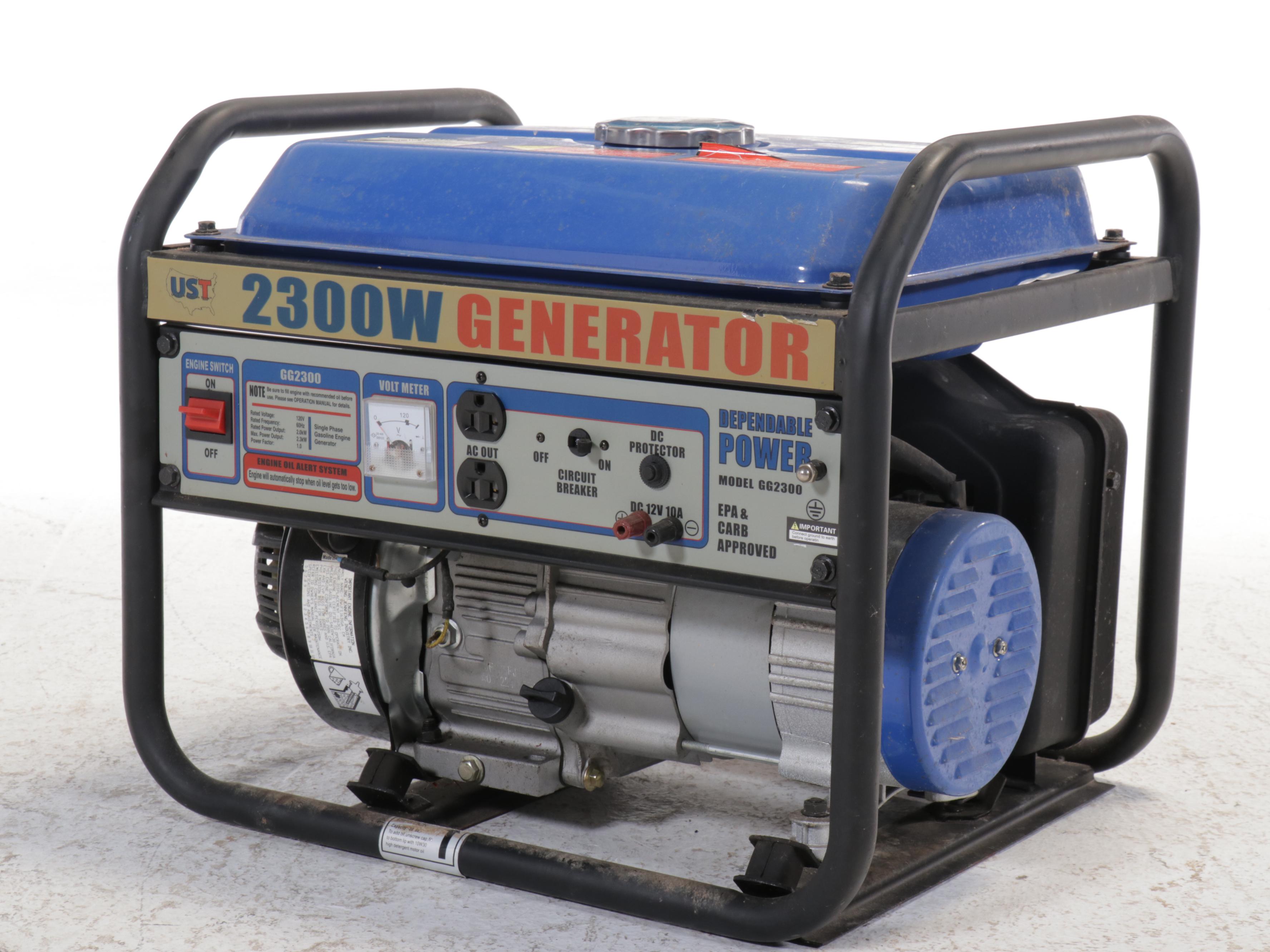 UST Portable 2300W Gas-Powered Generator
