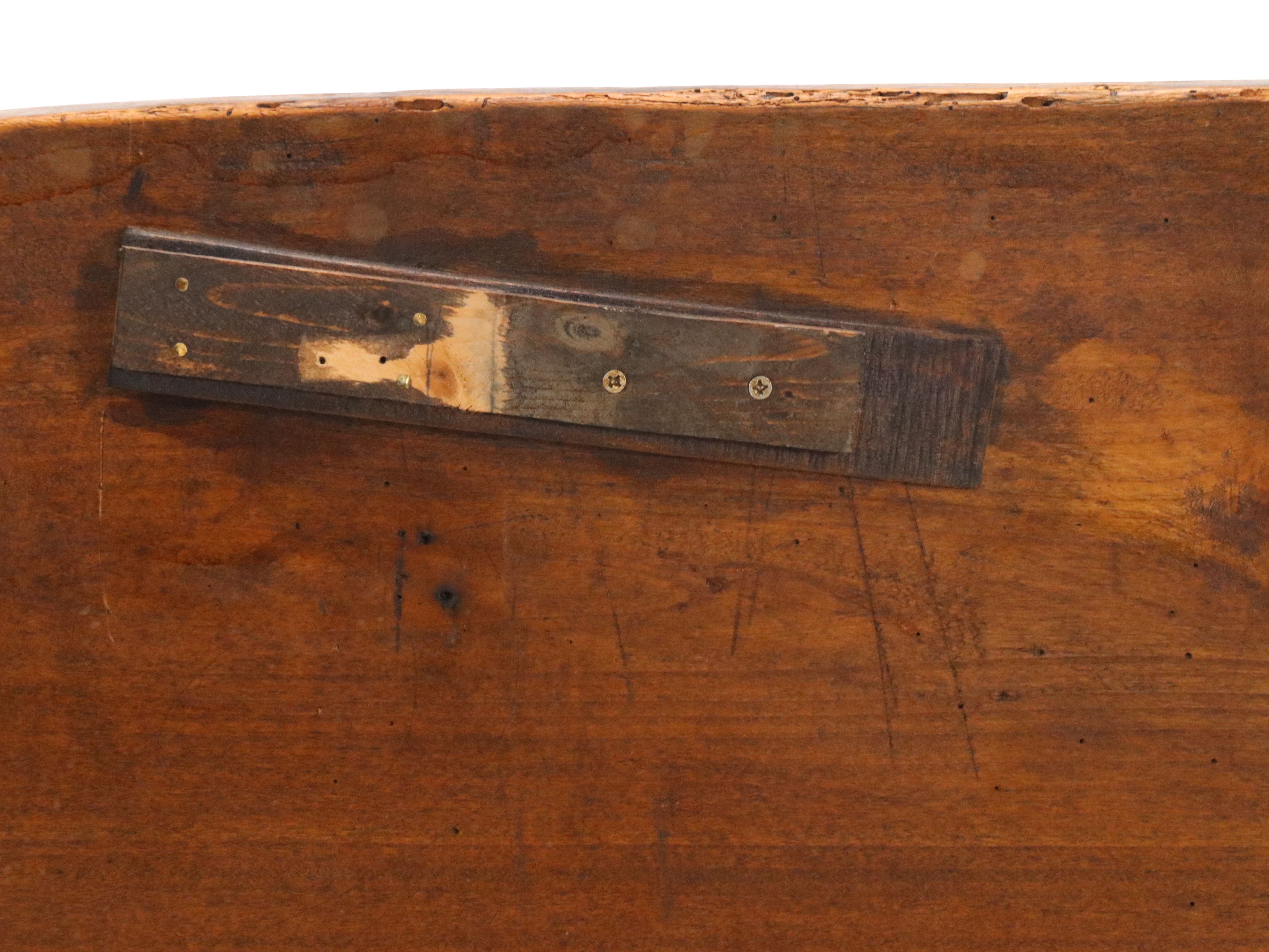 French Fruitwood Oval Vintner's Table, 19th Century