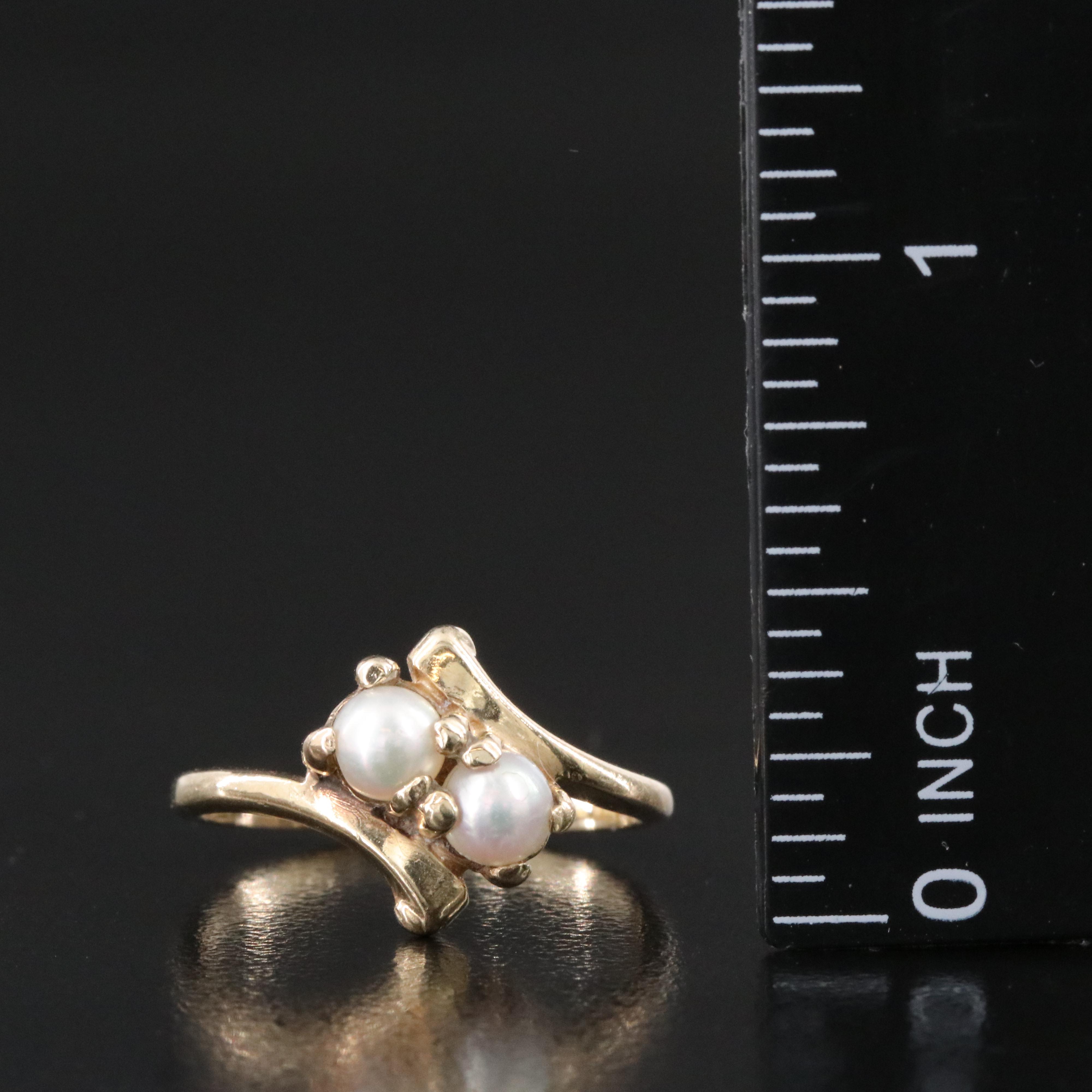 10K Pearl Ring