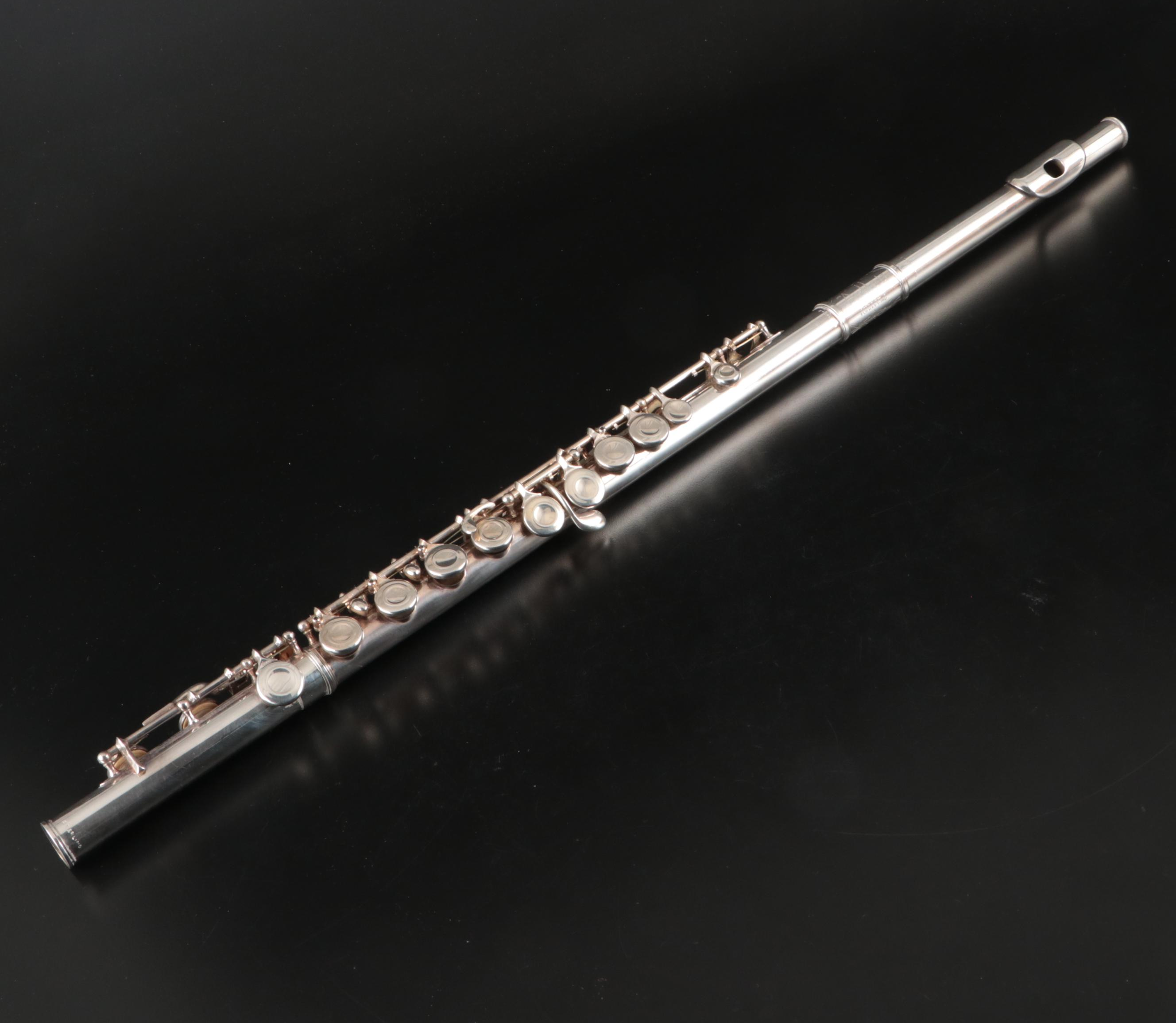 Vintage Artley Sterling Silver Flute with Case