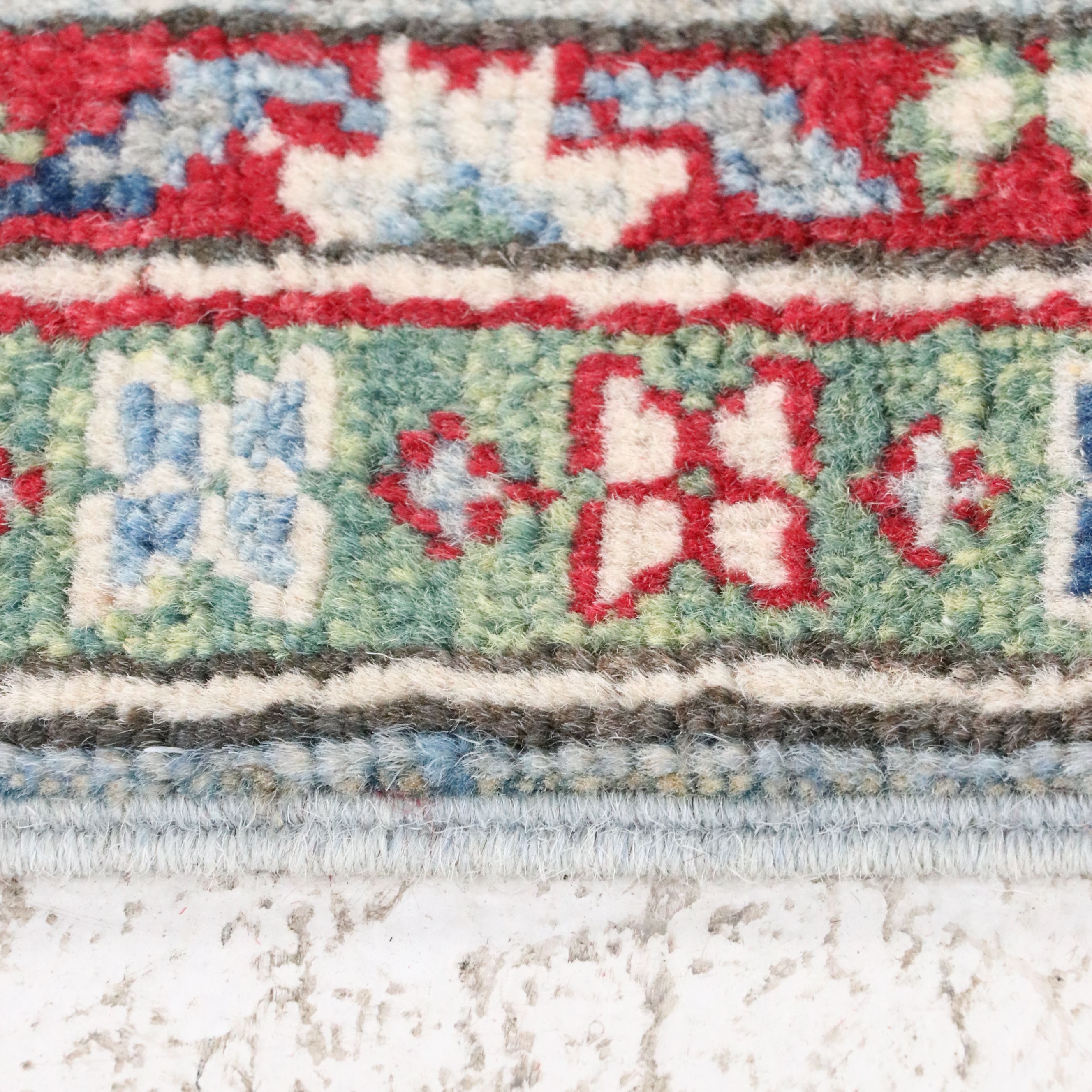 4'11 x 6'8 Hand-Knotted Afghan Kazak Pakistani Rug