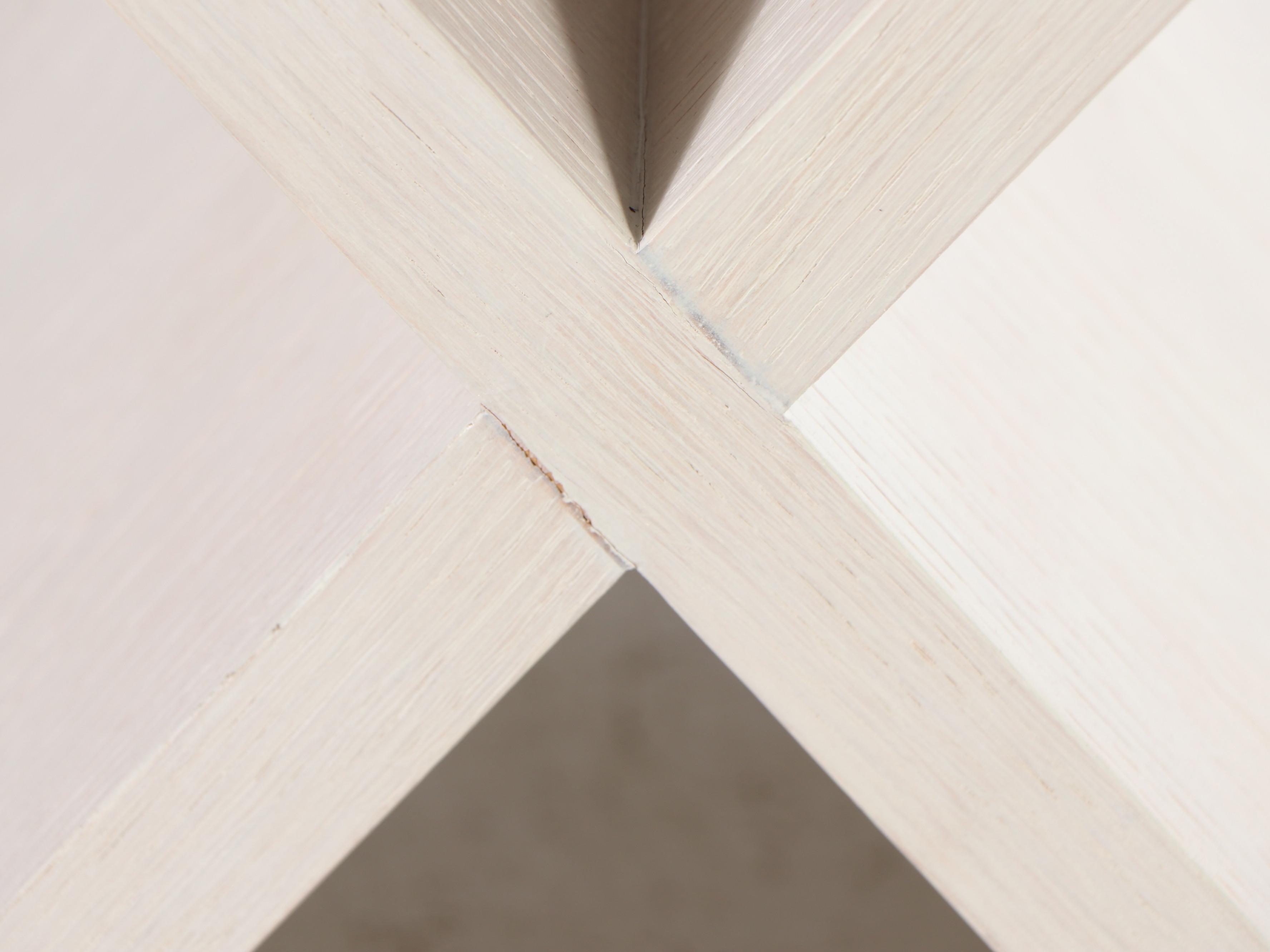 Contemporary Salt-Washed "Hunter" Side Table, 2016