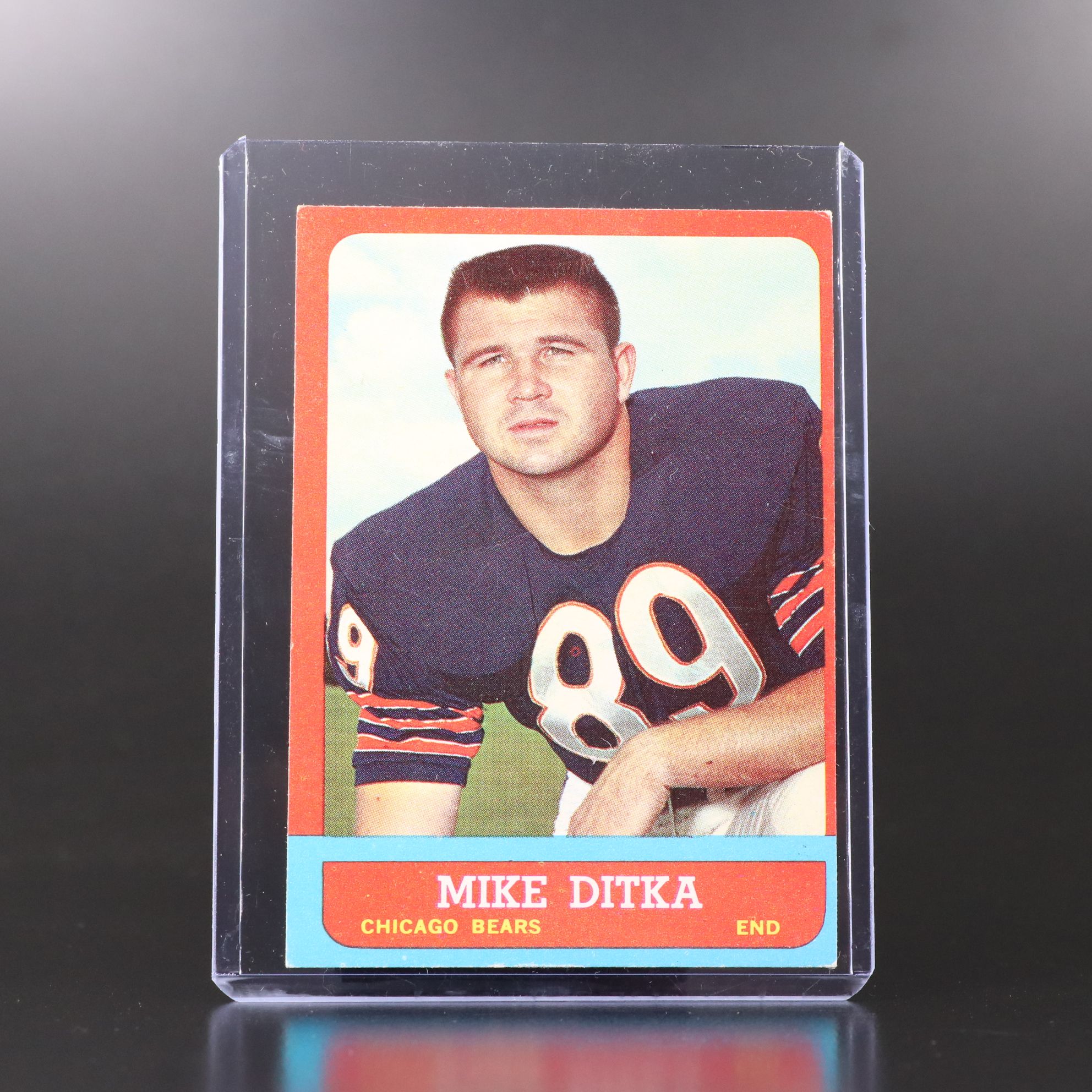 1962 Topps Mike Ditka Chicago Bears Rookie Football Card with More