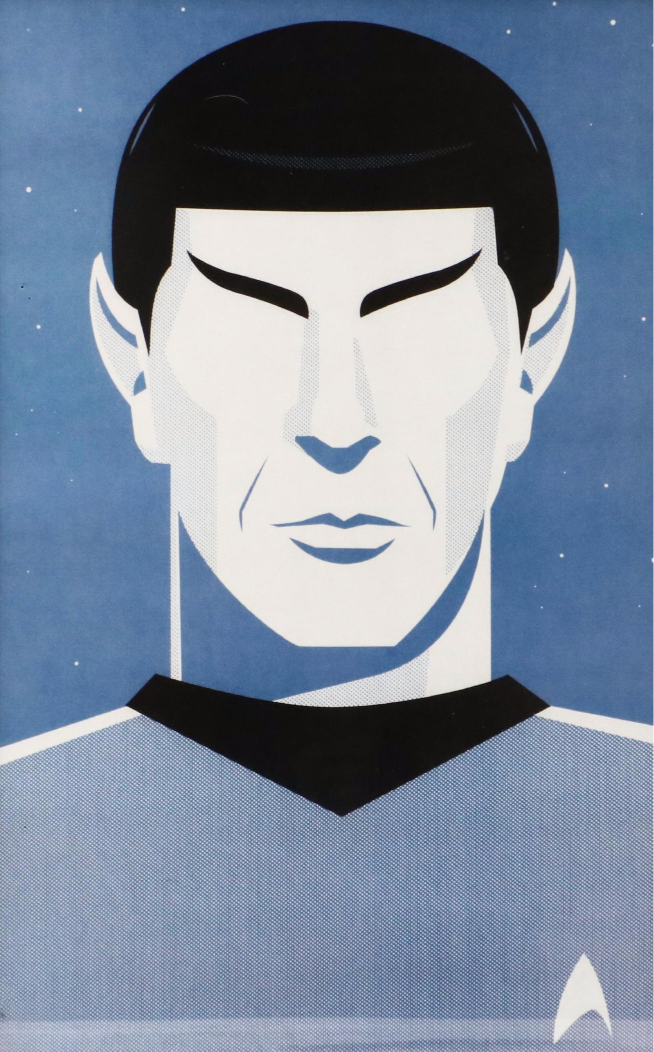 Star Trek Offset Lithograph of Spock After Ty Mattson, 21st Century