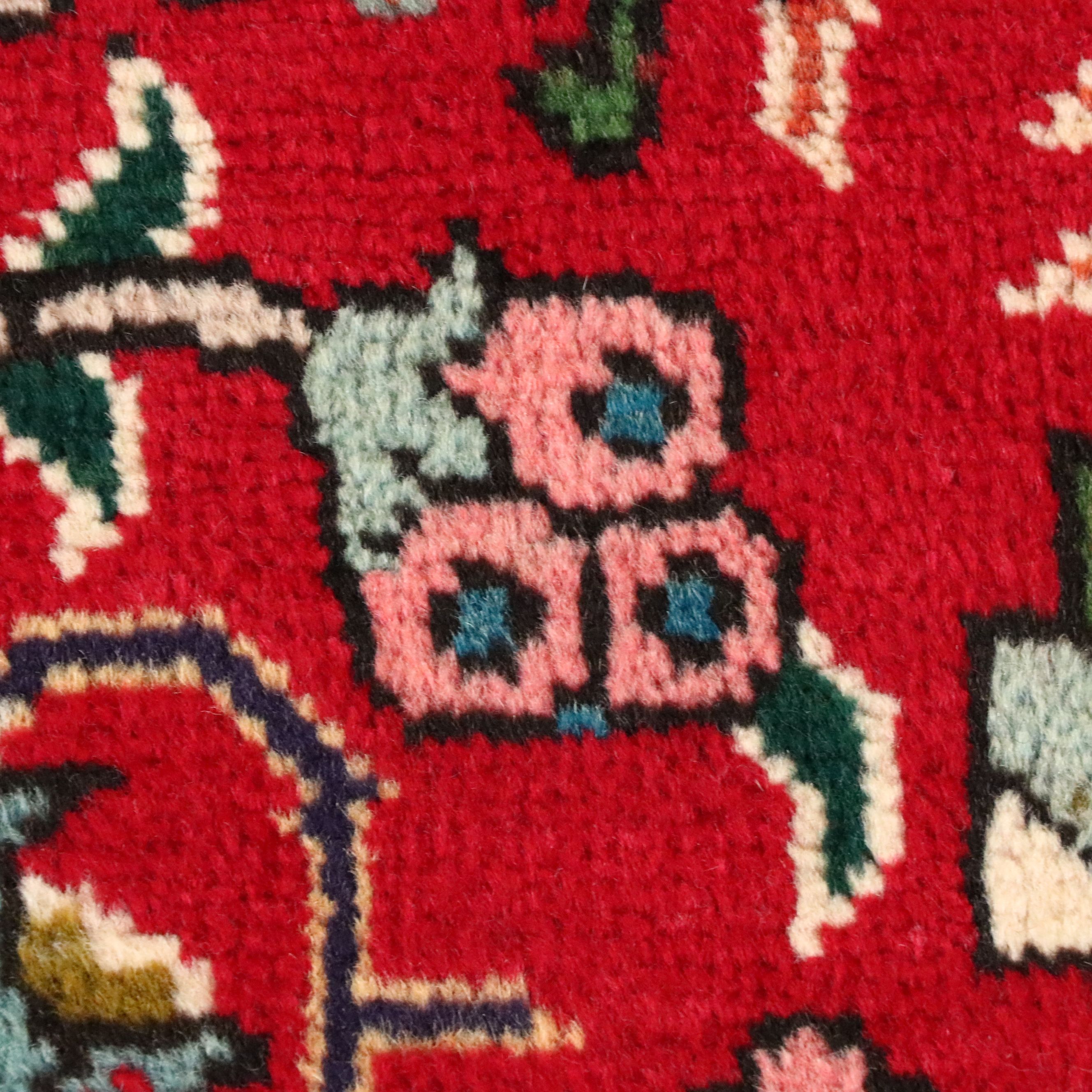 6'6 x 9'4 Hand-Knotted Persian Tabriz Area Rug