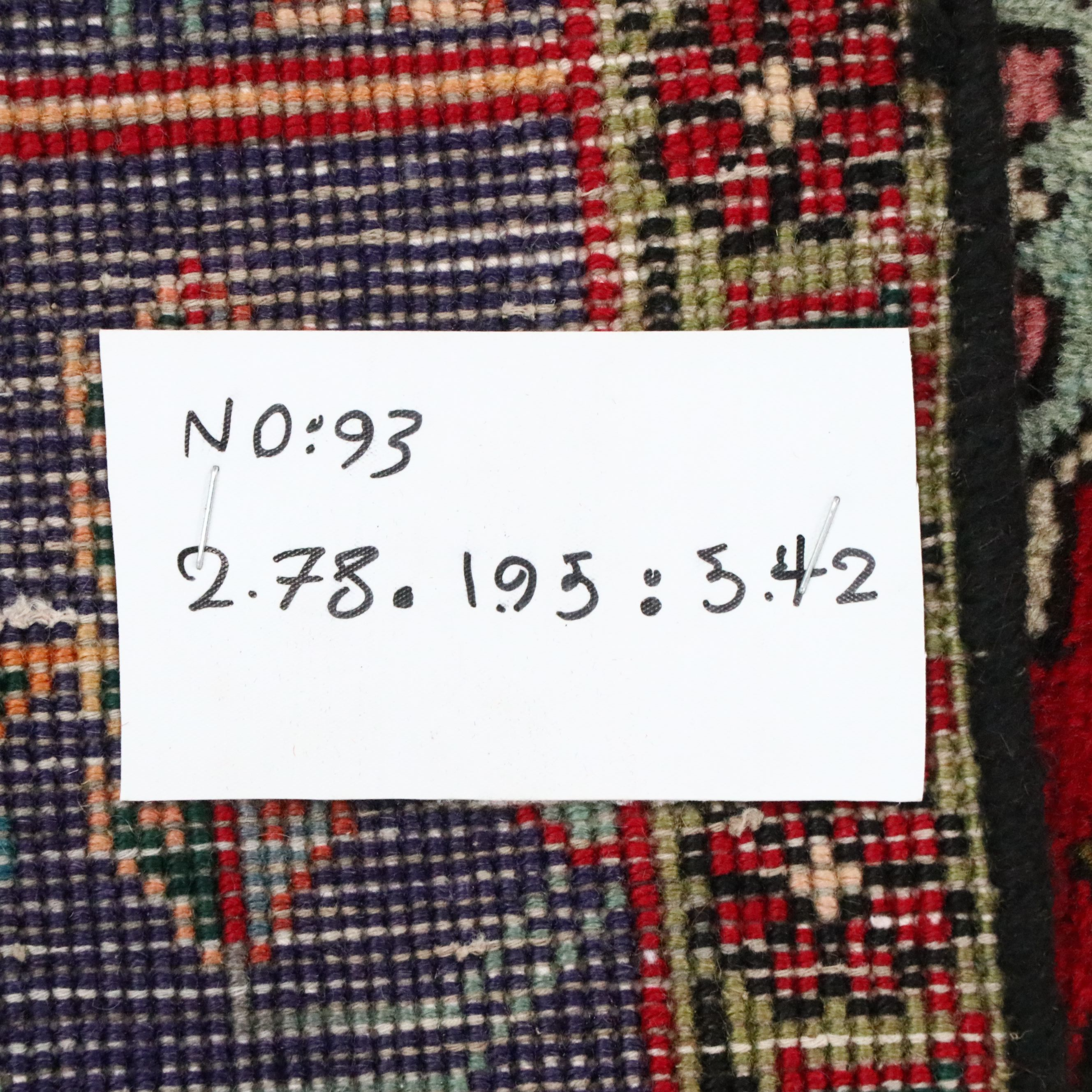 6'6 x 9'4 Hand-Knotted Persian Tabriz Area Rug