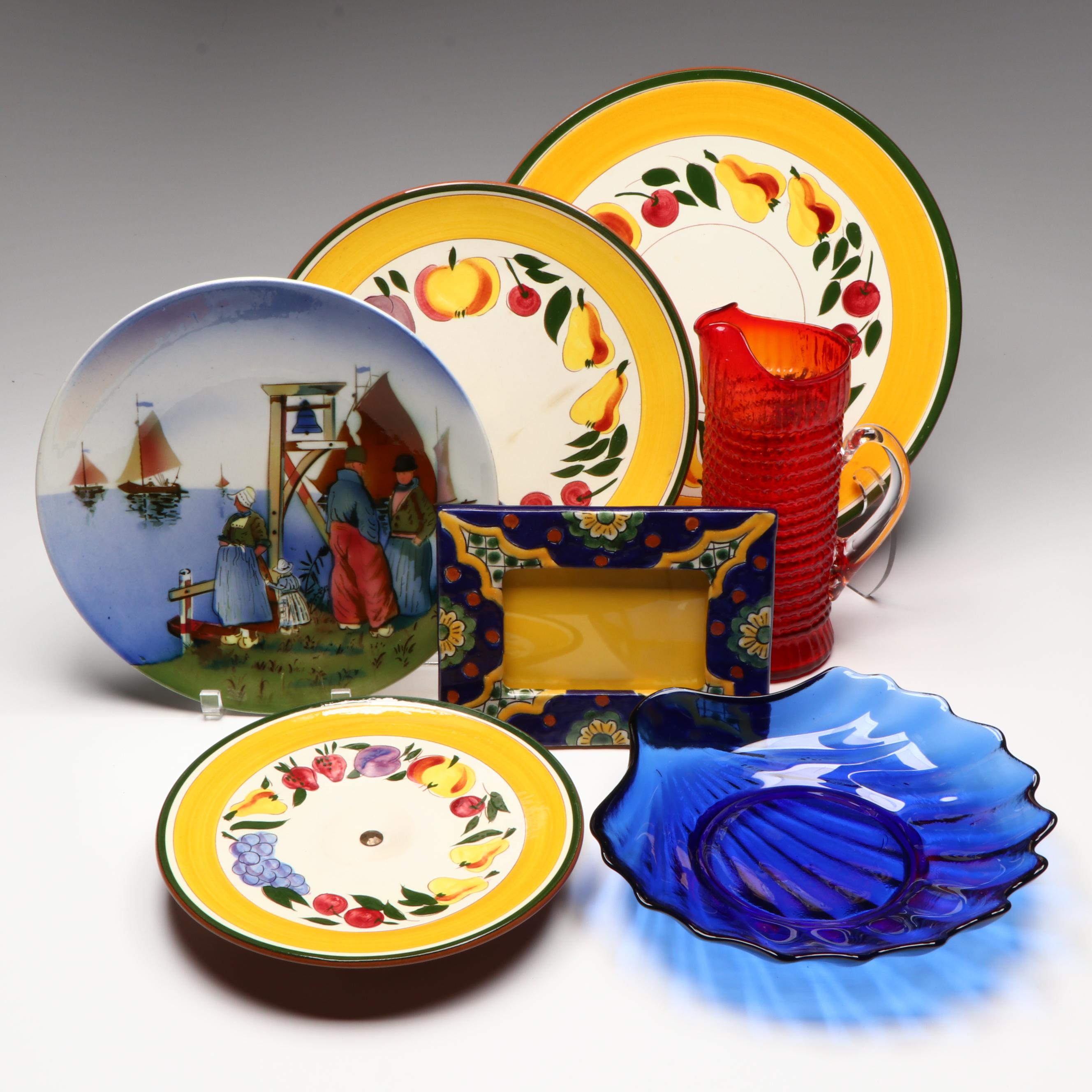 Stangl Pottery Three-Tiered Ceramic Dish with More Kitchen Accessories