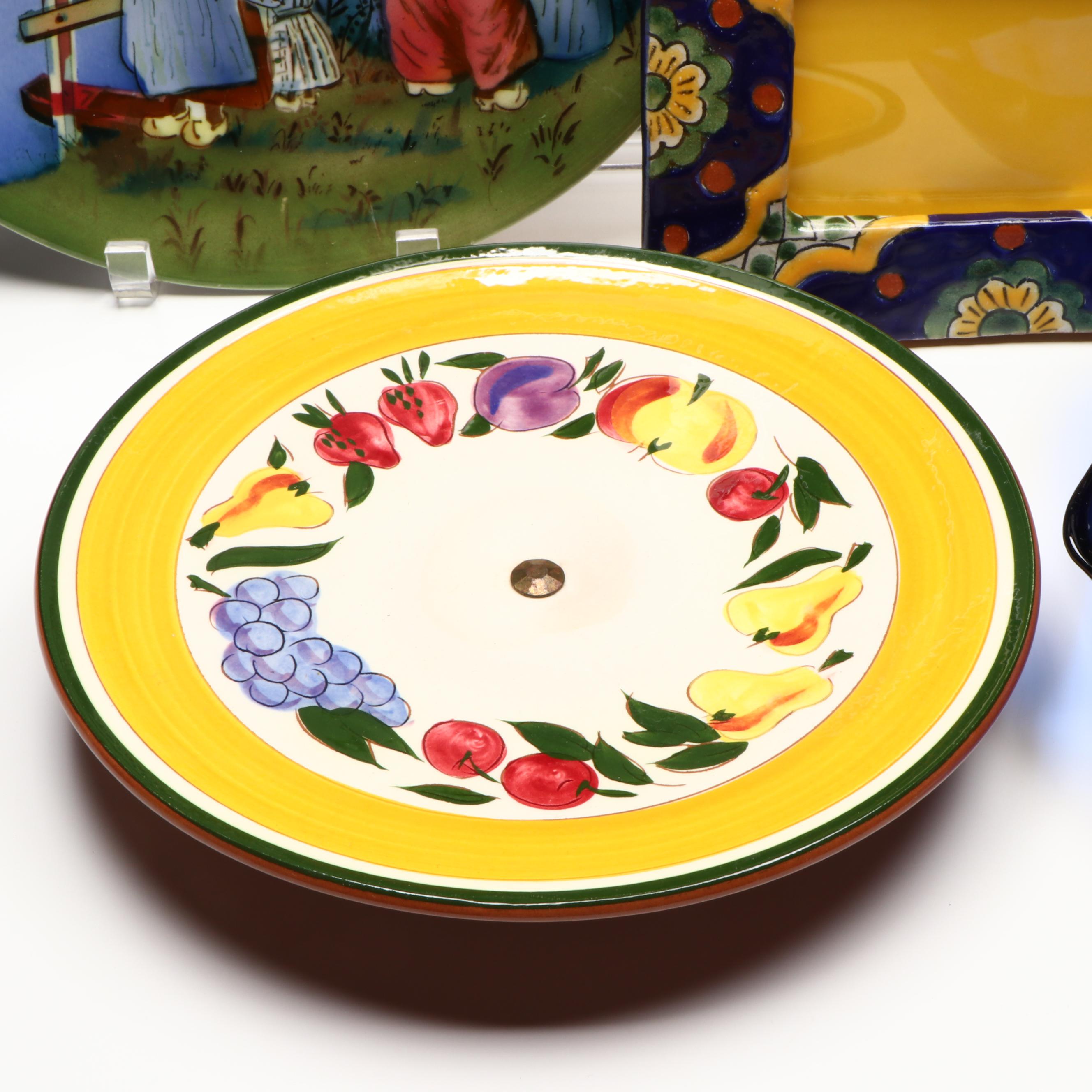 Stangl Pottery Three-Tiered Ceramic Dish with More Kitchen Accessories