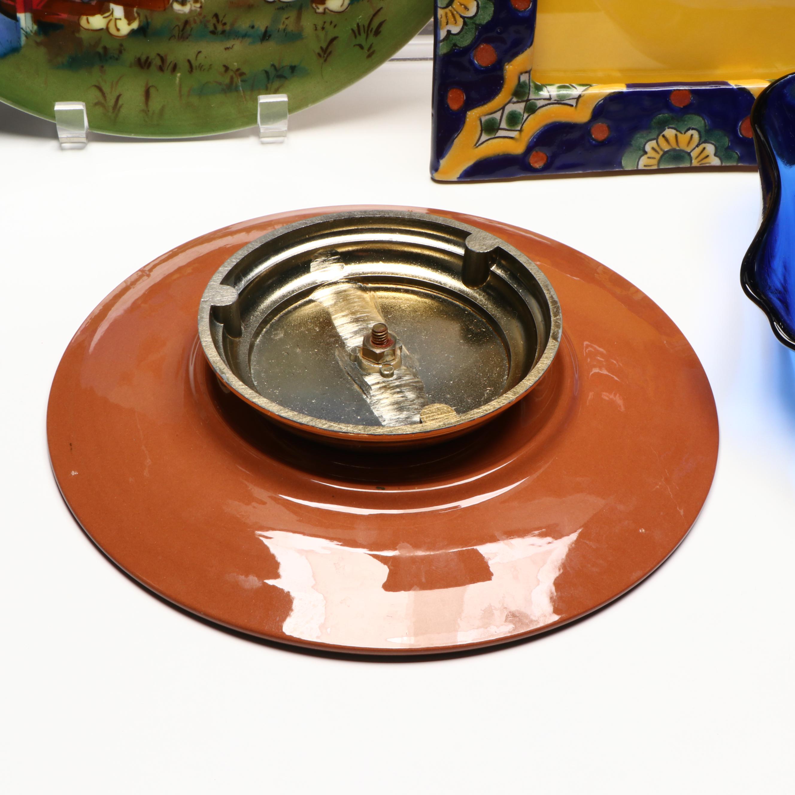 Stangl Pottery Three-Tiered Ceramic Dish with More Kitchen Accessories