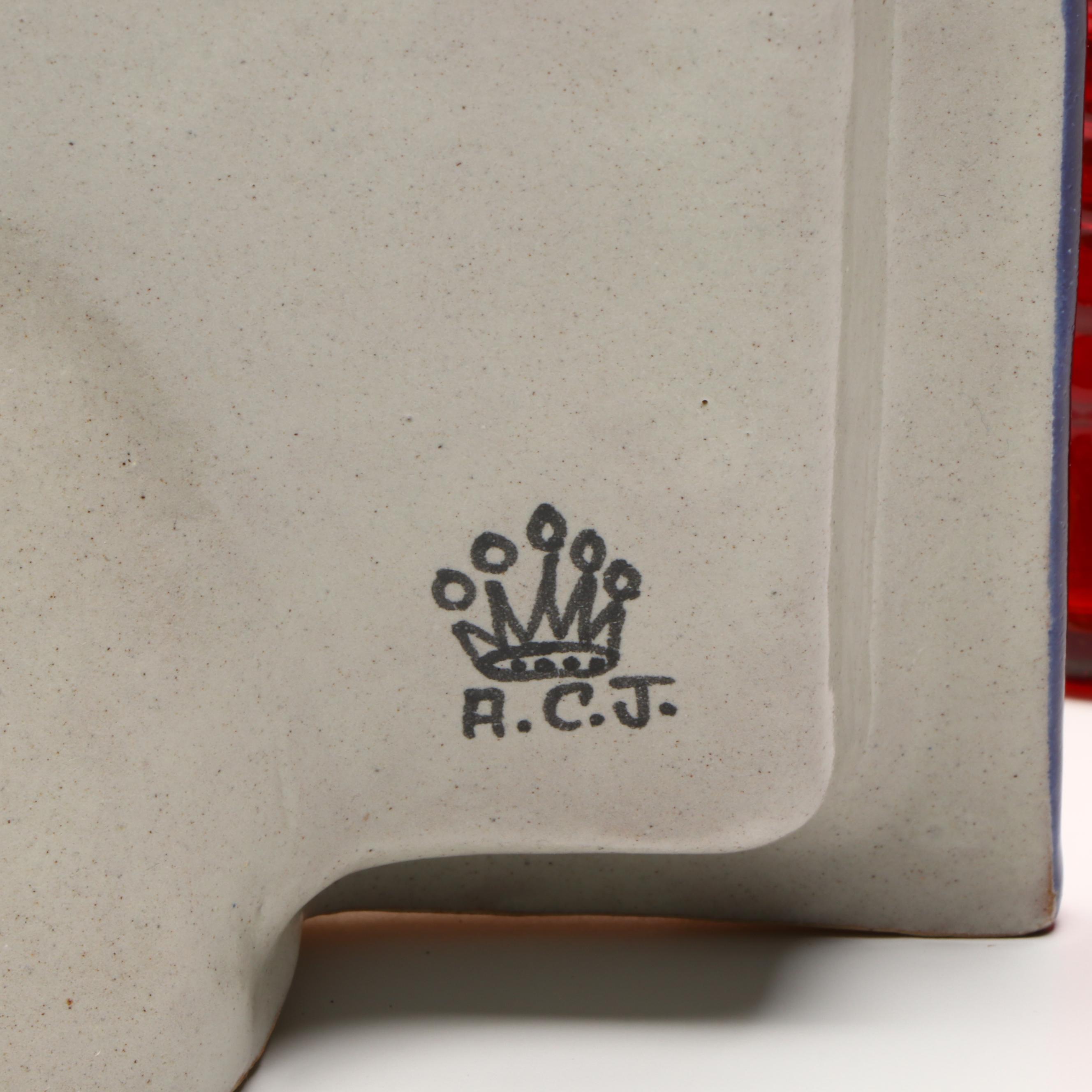 Stangl Pottery Three-Tiered Ceramic Dish with More Kitchen Accessories