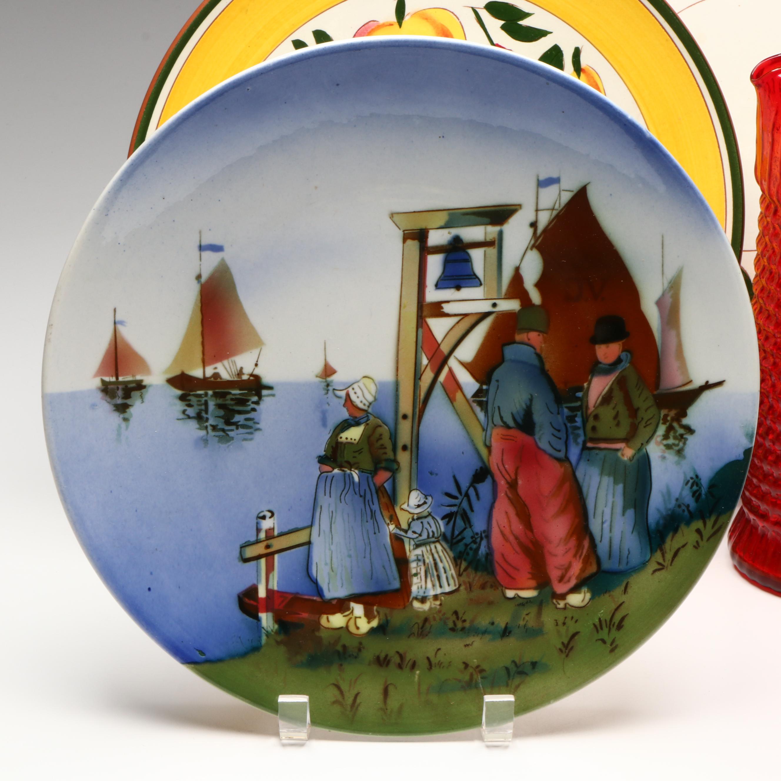 Stangl Pottery Three-Tiered Ceramic Dish with More Kitchen Accessories