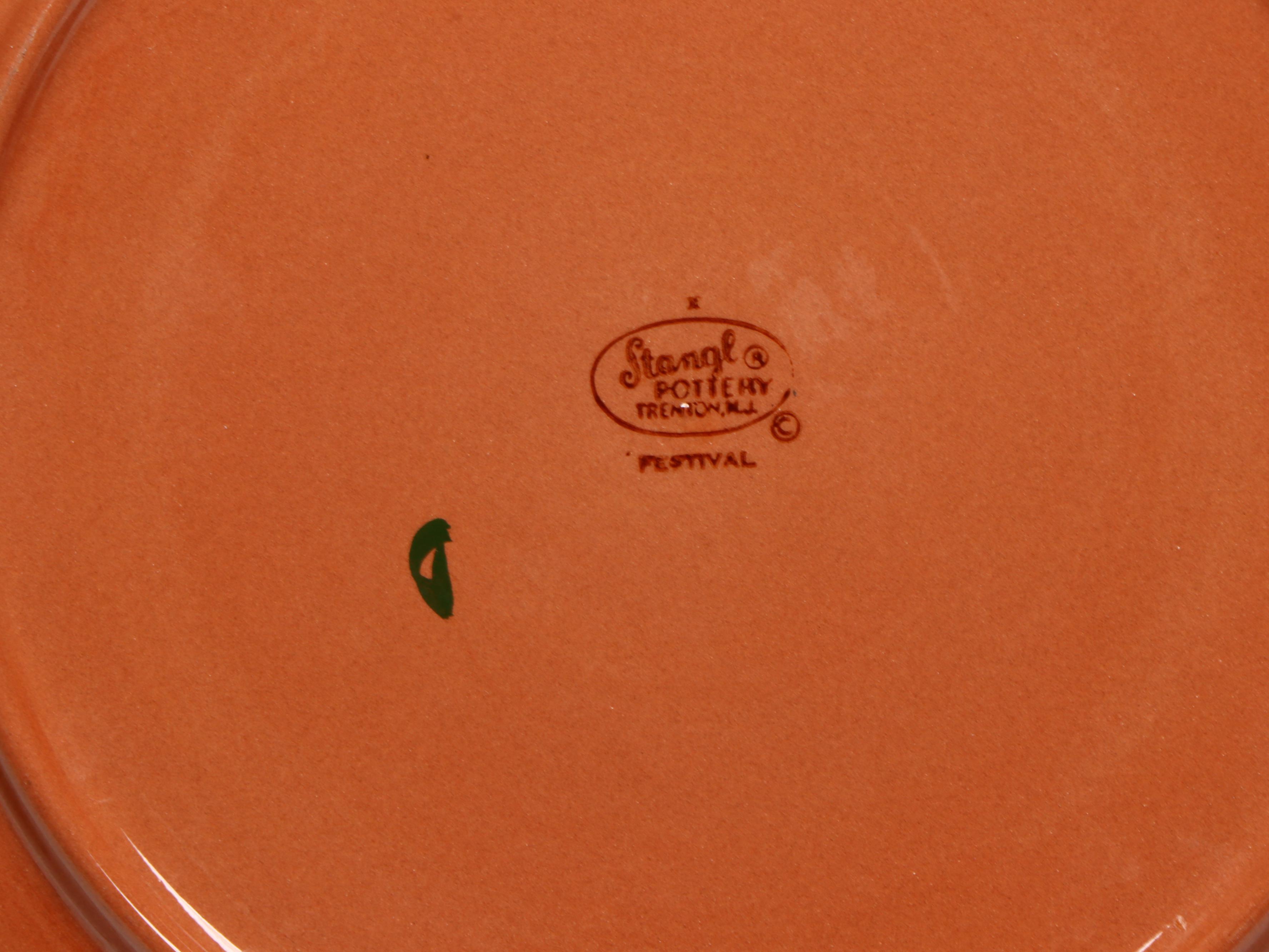 Stangl Pottery Three-Tiered Ceramic Dish with More Kitchen Accessories