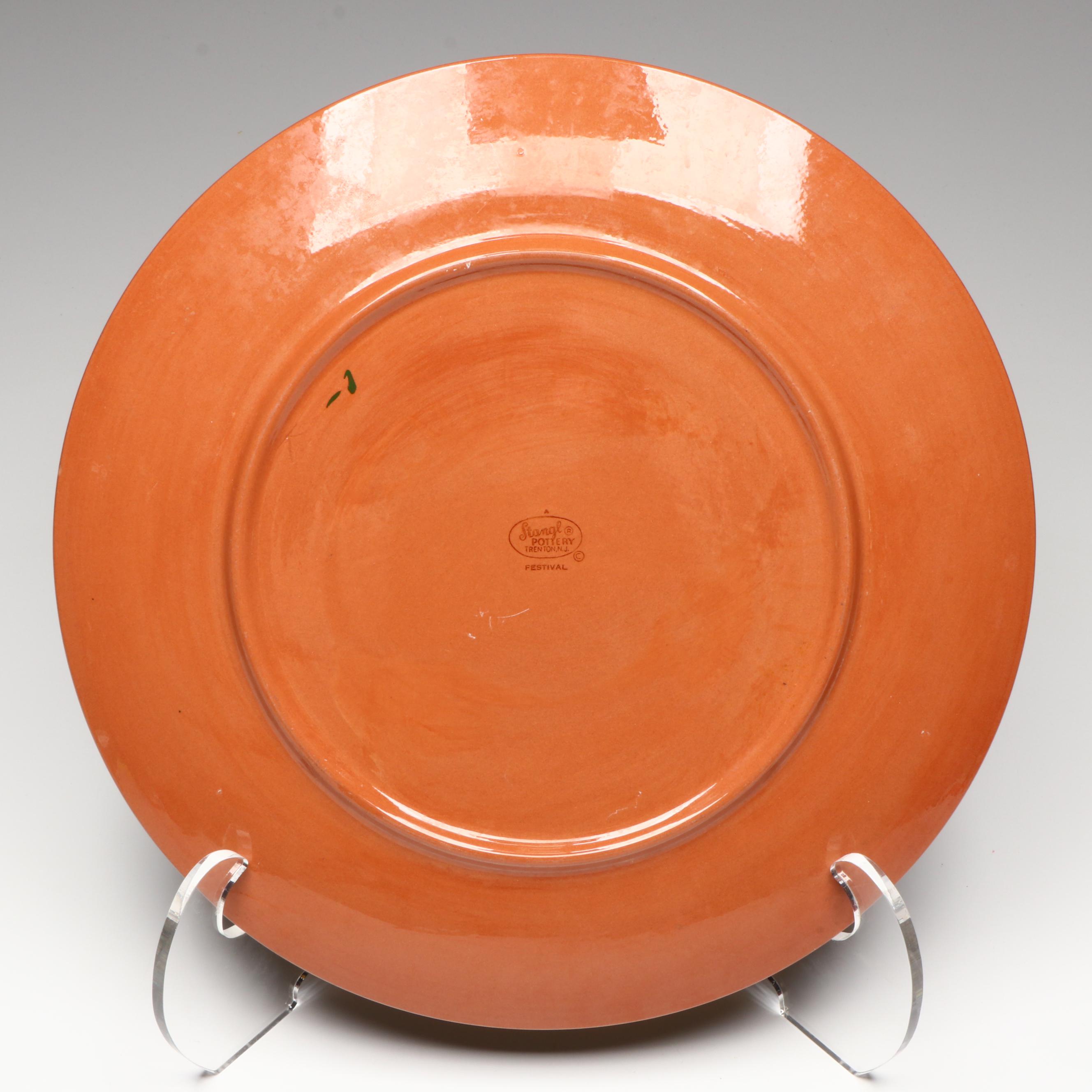 Stangl Pottery Three-Tiered Ceramic Dish with More Kitchen Accessories