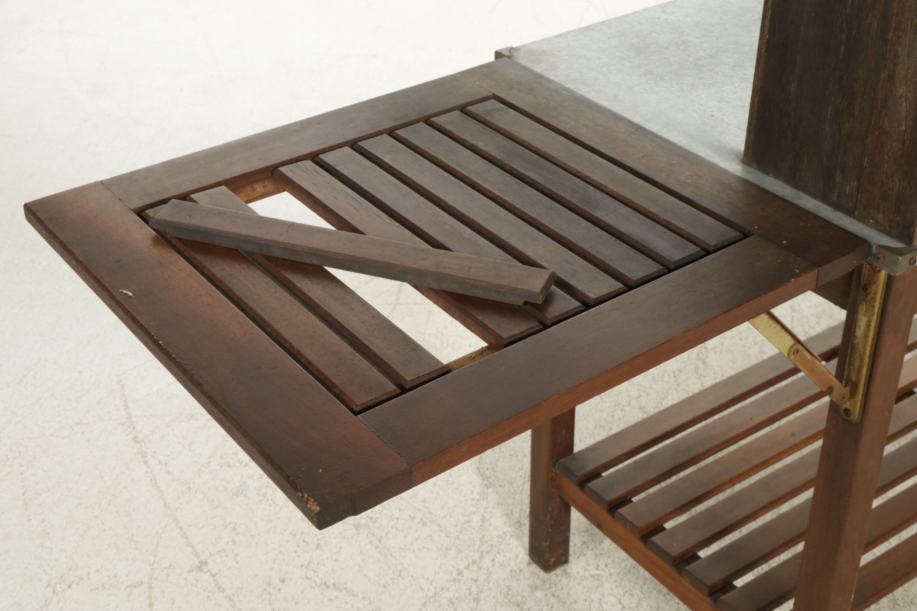 Terrace Accents Potting Bench with Aluminum Work Surface