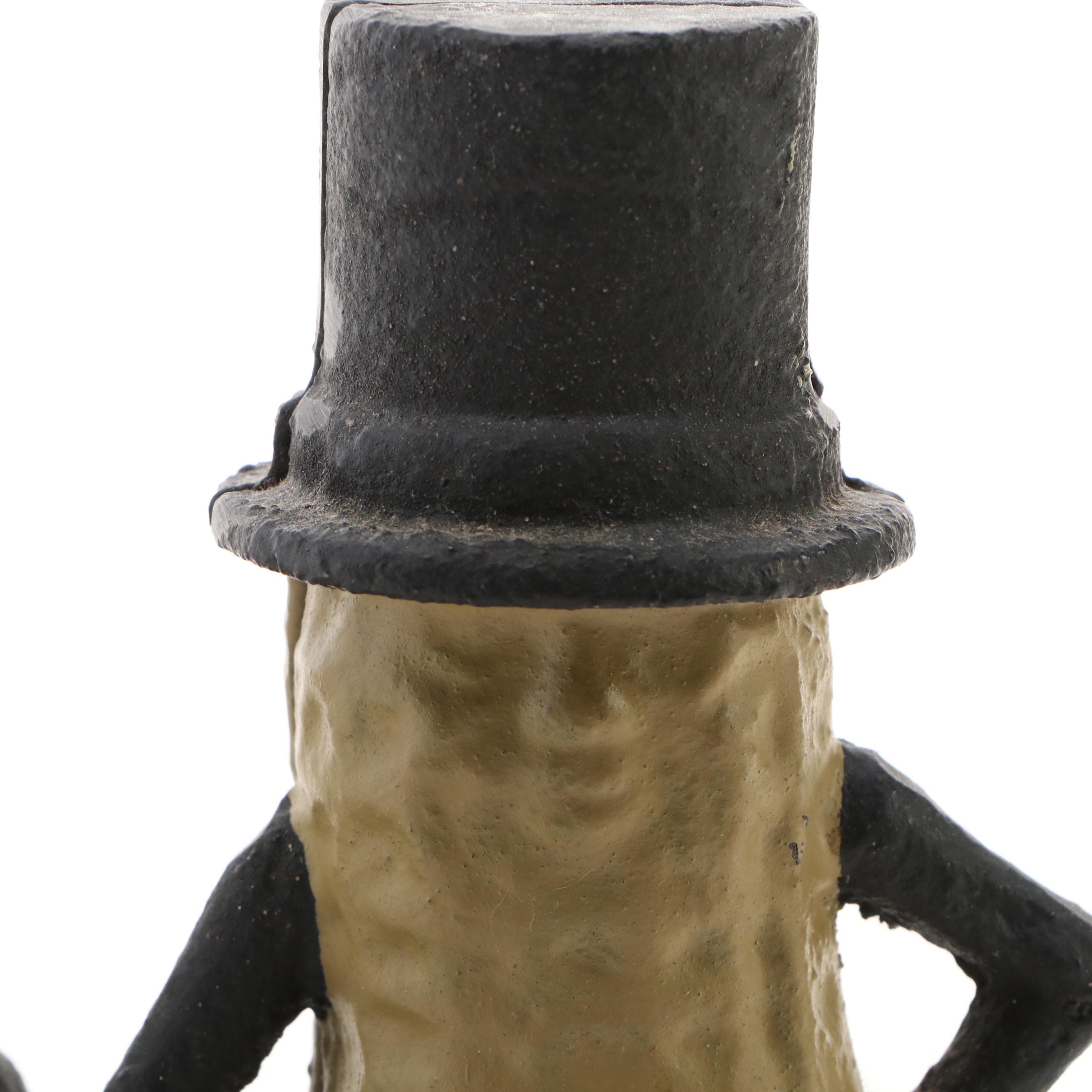 Mr. Peanut Cast Iron Coin Bank with Tammany Mechanical Bank