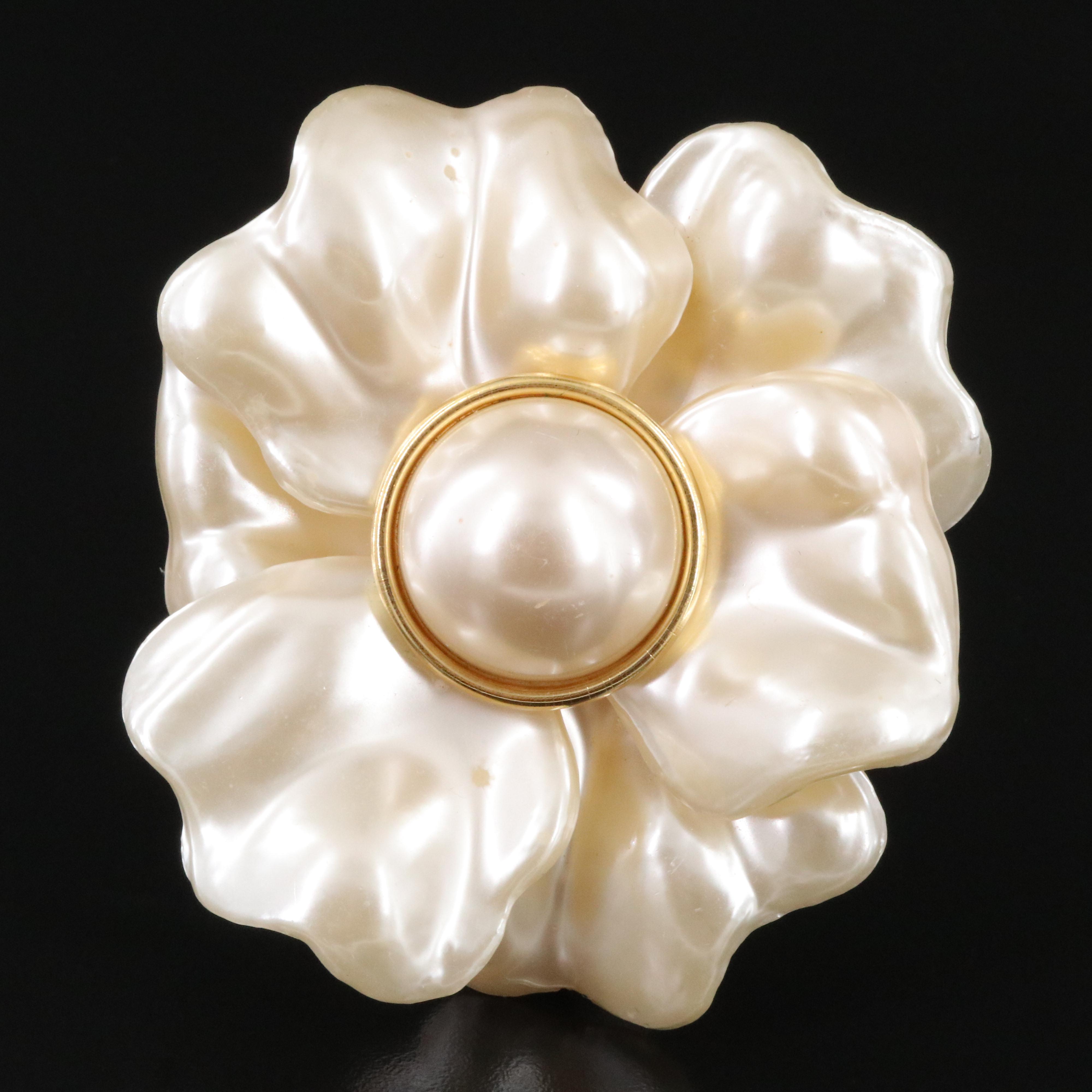 Vintage Floral Brooch