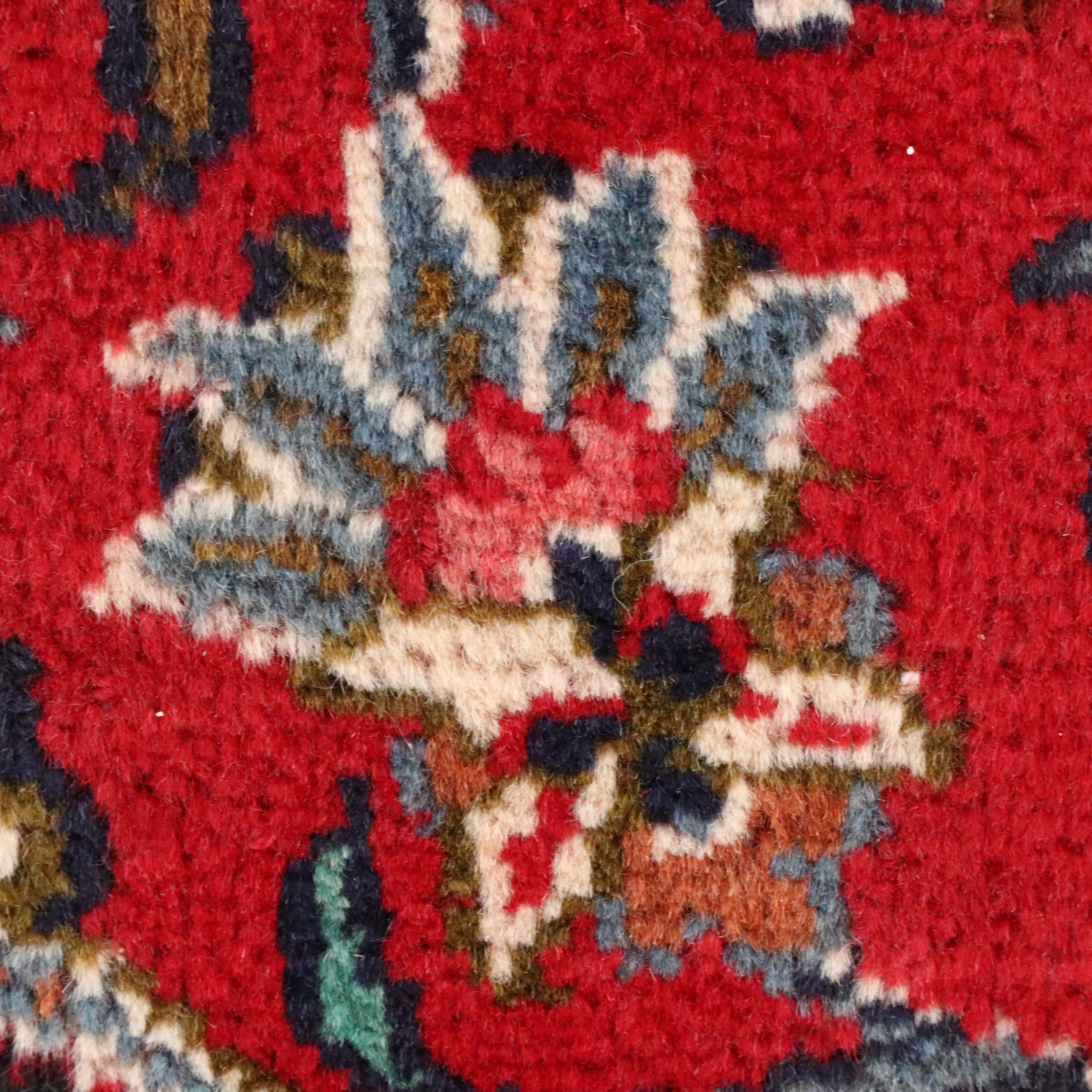 6'5 x 9'6 Hand-Knotted Persian Kashan Area Rug