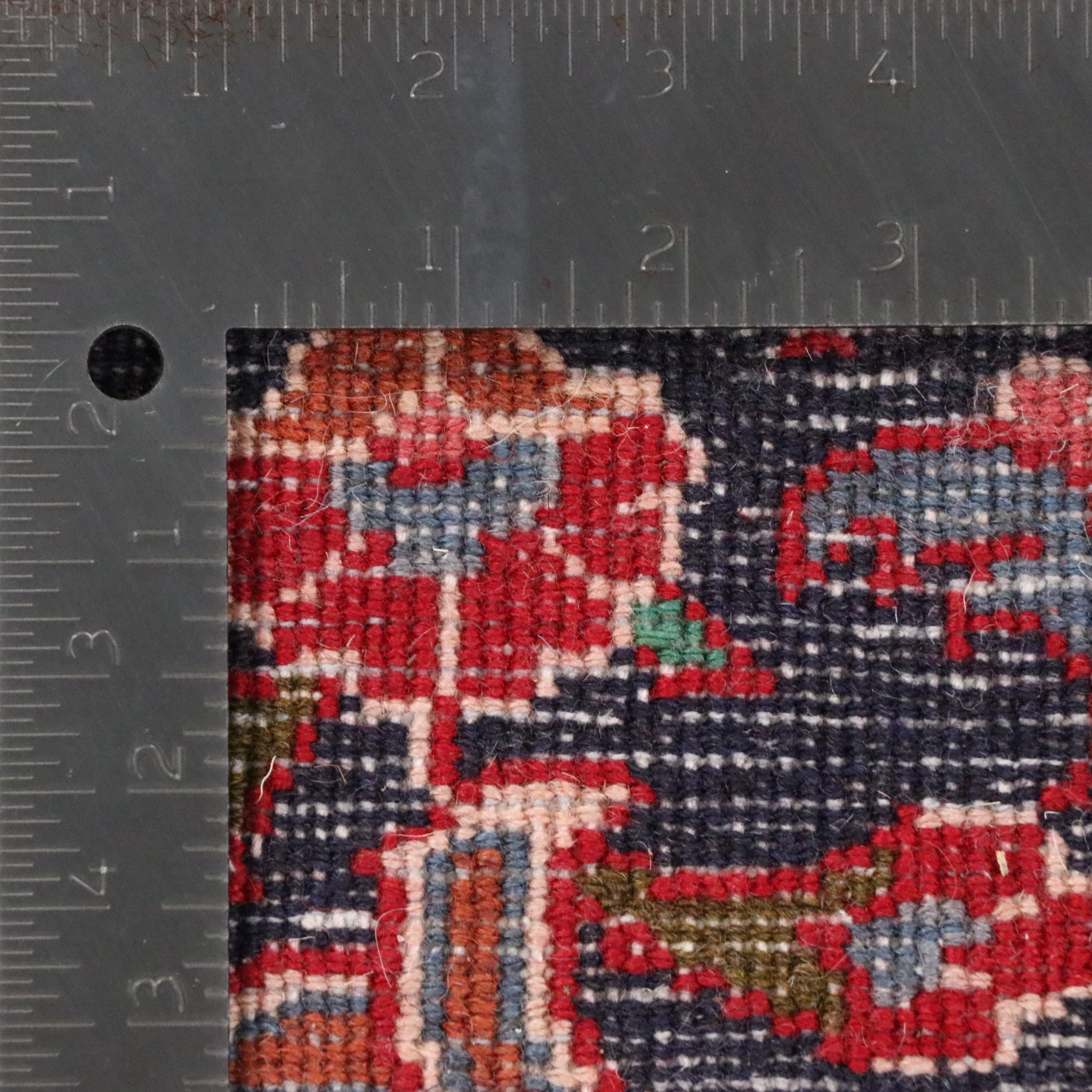 6'5 x 9'6 Hand-Knotted Persian Kashan Area Rug