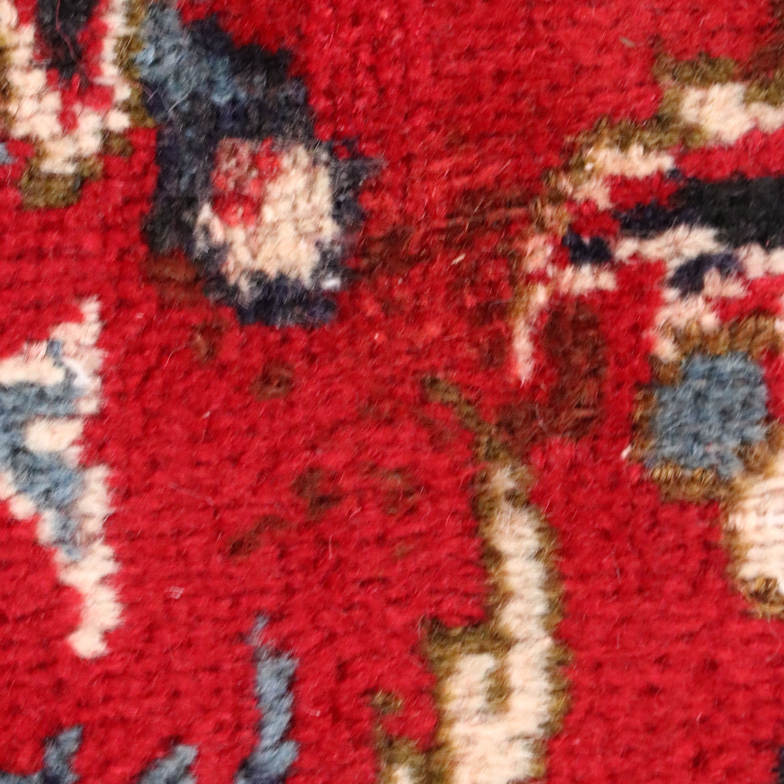 6'5 x 9'6 Hand-Knotted Persian Kashan Area Rug