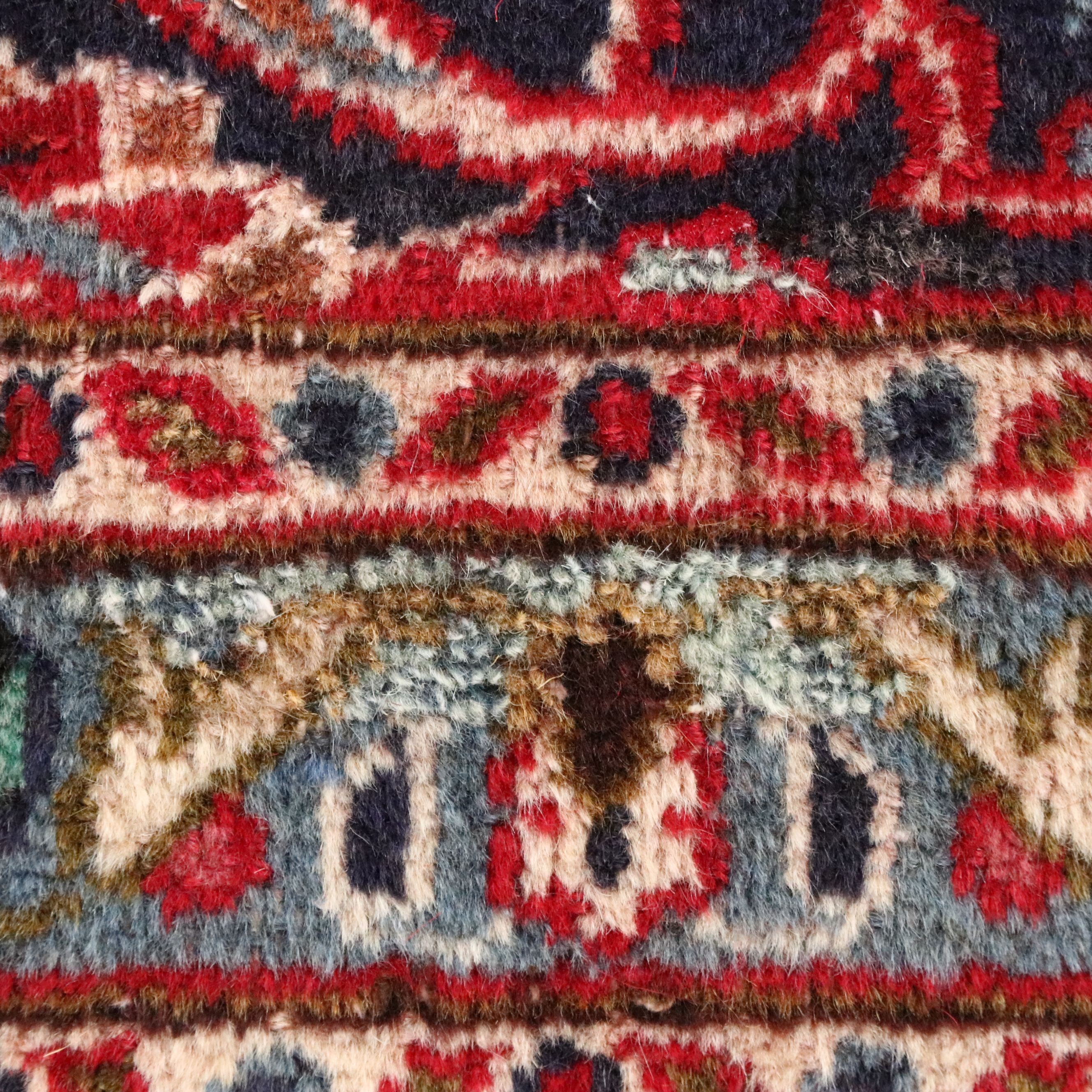 6'5 x 9'6 Hand-Knotted Persian Kashan Area Rug