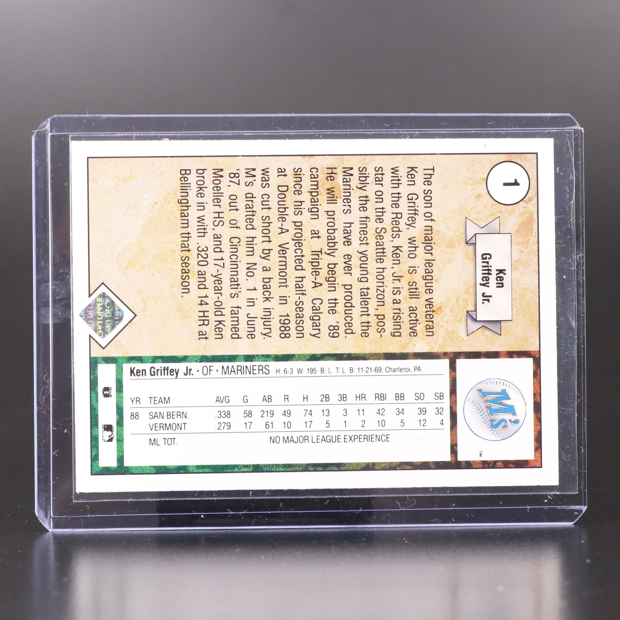 1989 Upper Deck Ken Griffey Jr. and 2000 Topps Miguel Cabrera Rookie Cards