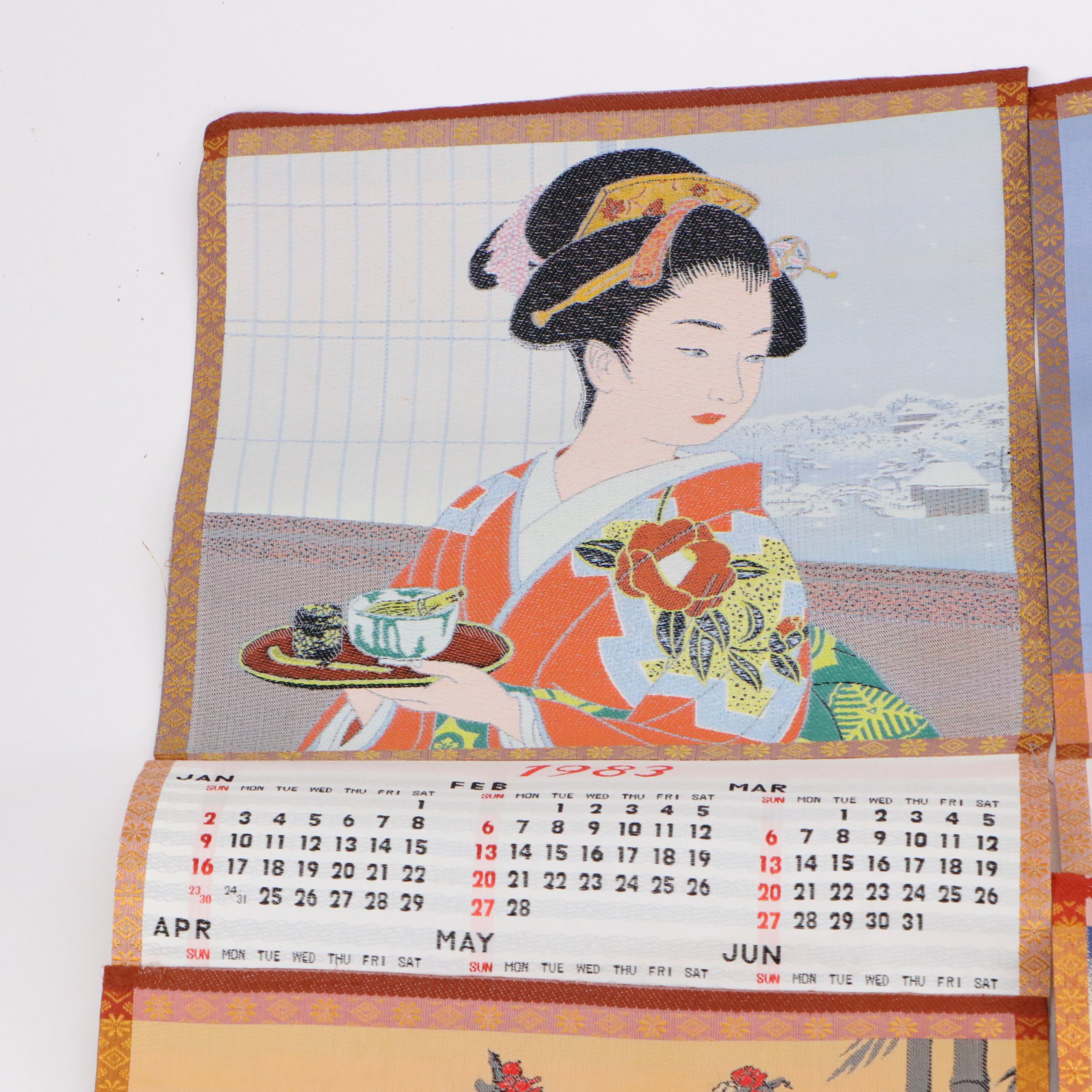 Argo Plastic and Mitsubishi Rayon Co. Japanese Textile Calendars, 1970s–1980s
