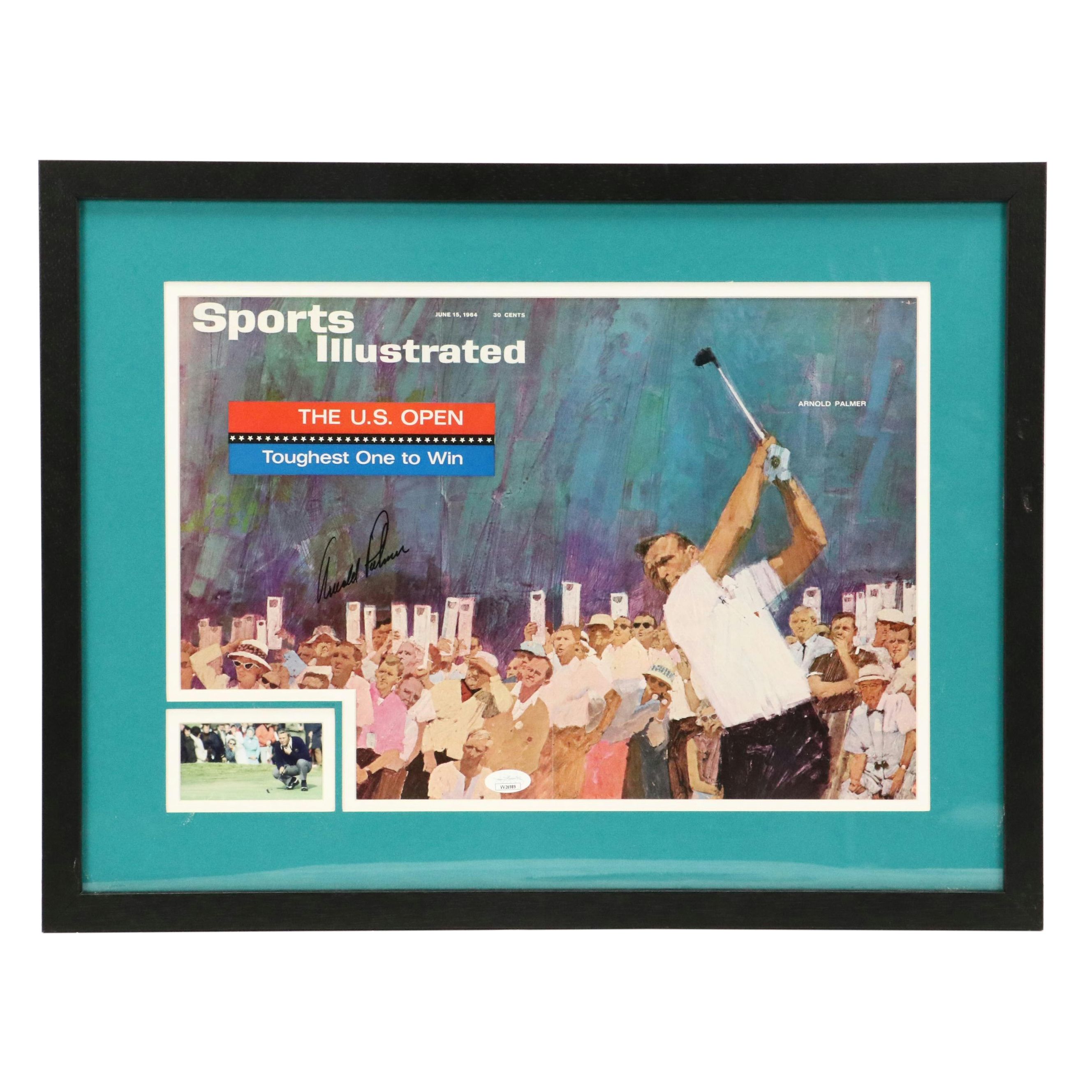 Arnold Palmer Signed "Sports Illustrated" Magazine Cover with Photograph, JSA