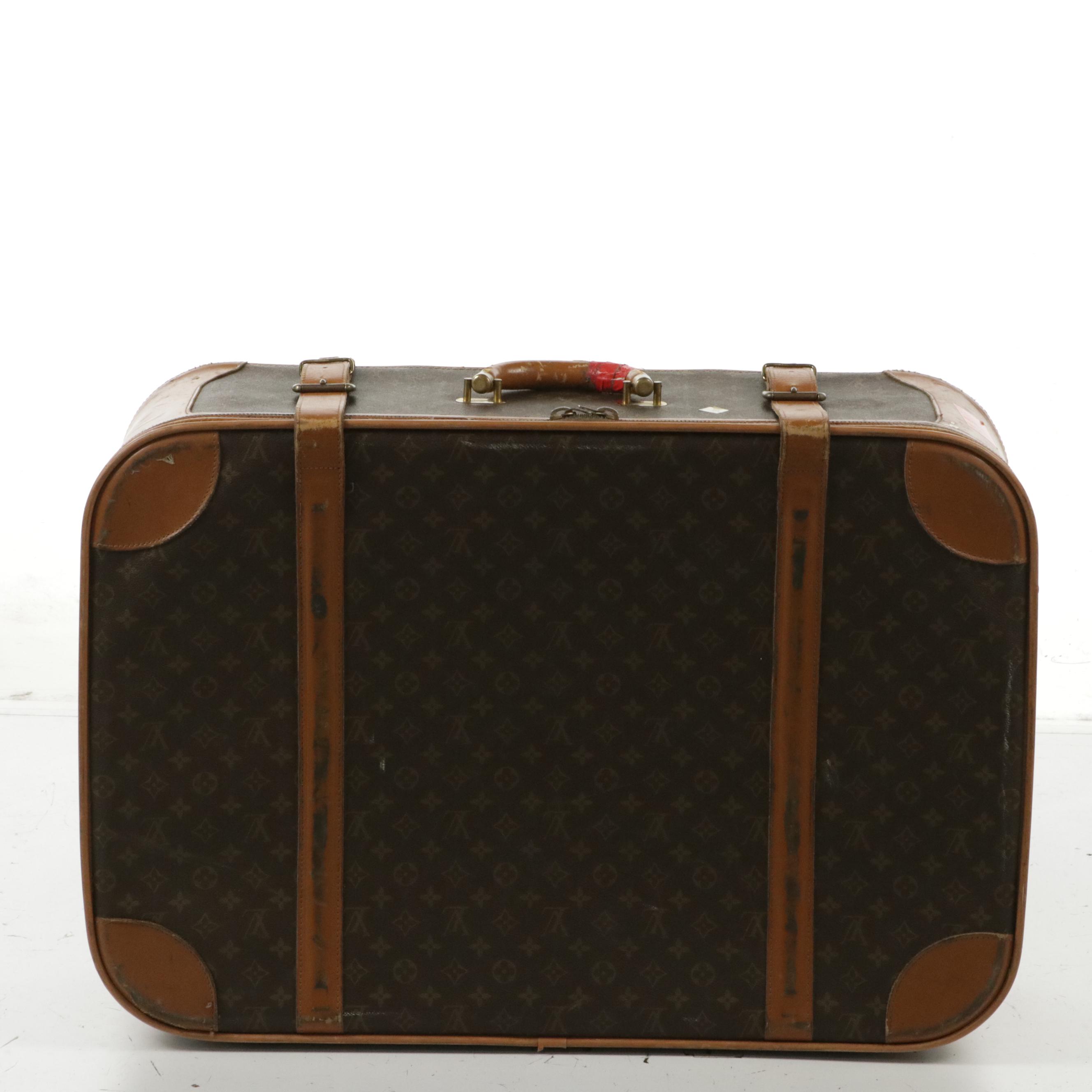 The French Company for Louis Vuitton XL Suitcases in Monogram Canvas and Leather