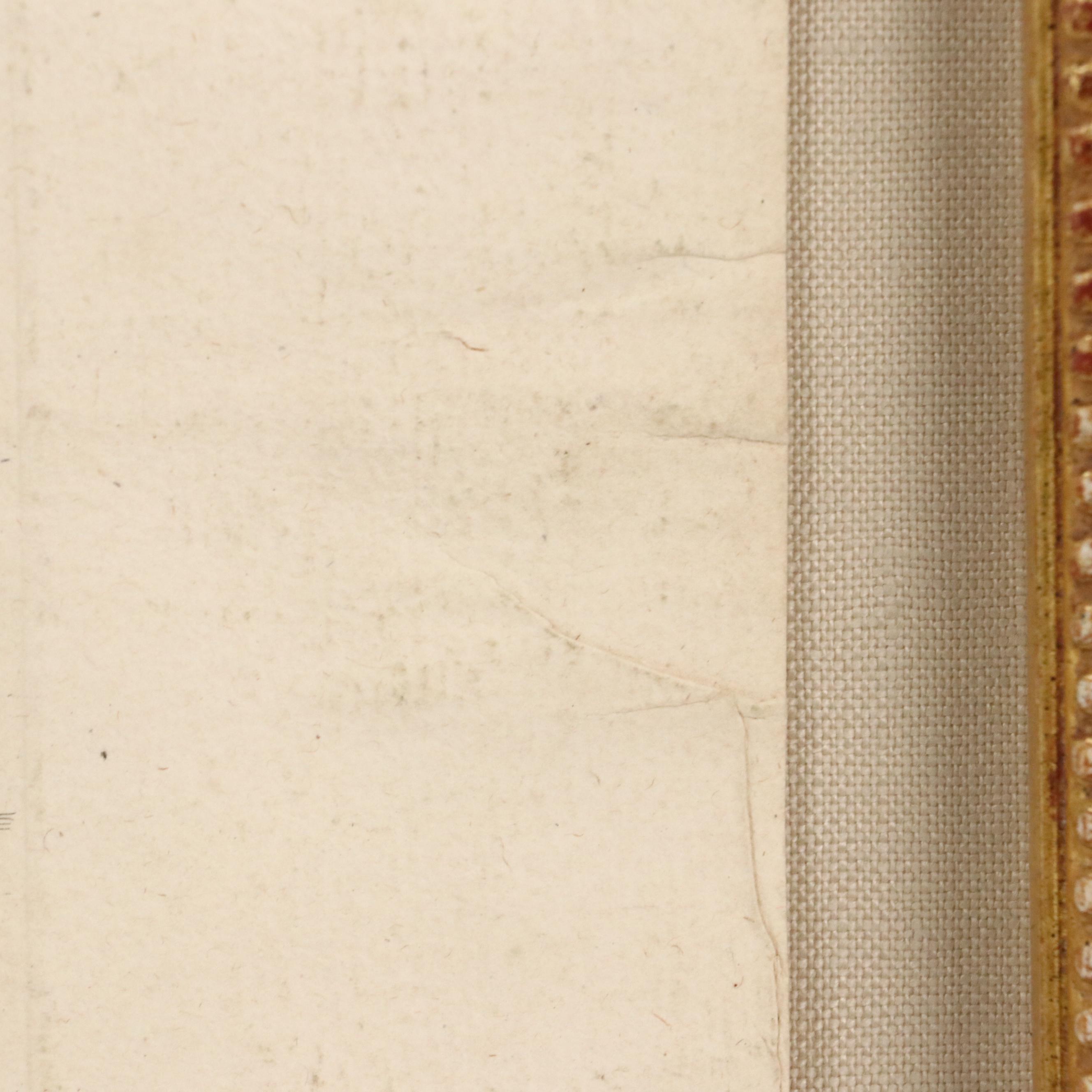 Large-Scale Hand-Colored Engraved Map of Versailles After Pierre Le Pautre, 1717