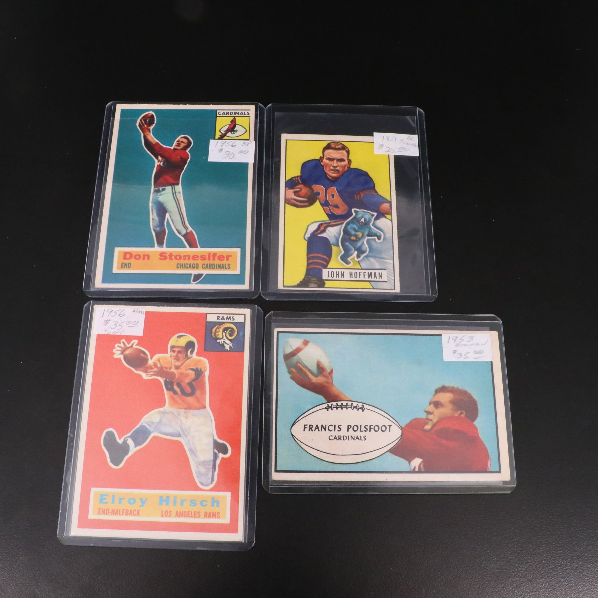 Bowman and Topps Football Cards Featuring George Blanda with More, 1950s-1960s