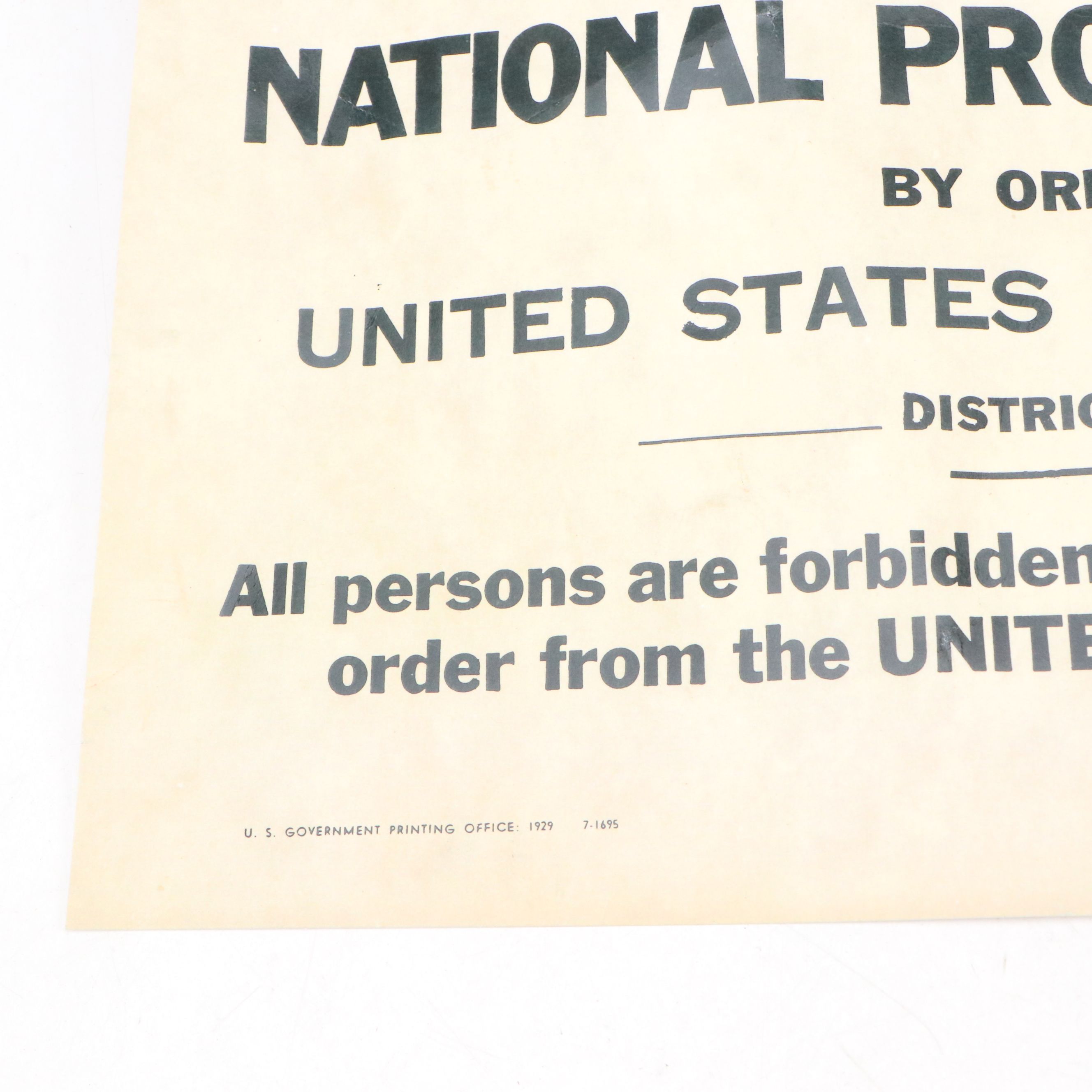 Prohibition Style Whisky Prescription Form with Reproduction Sign