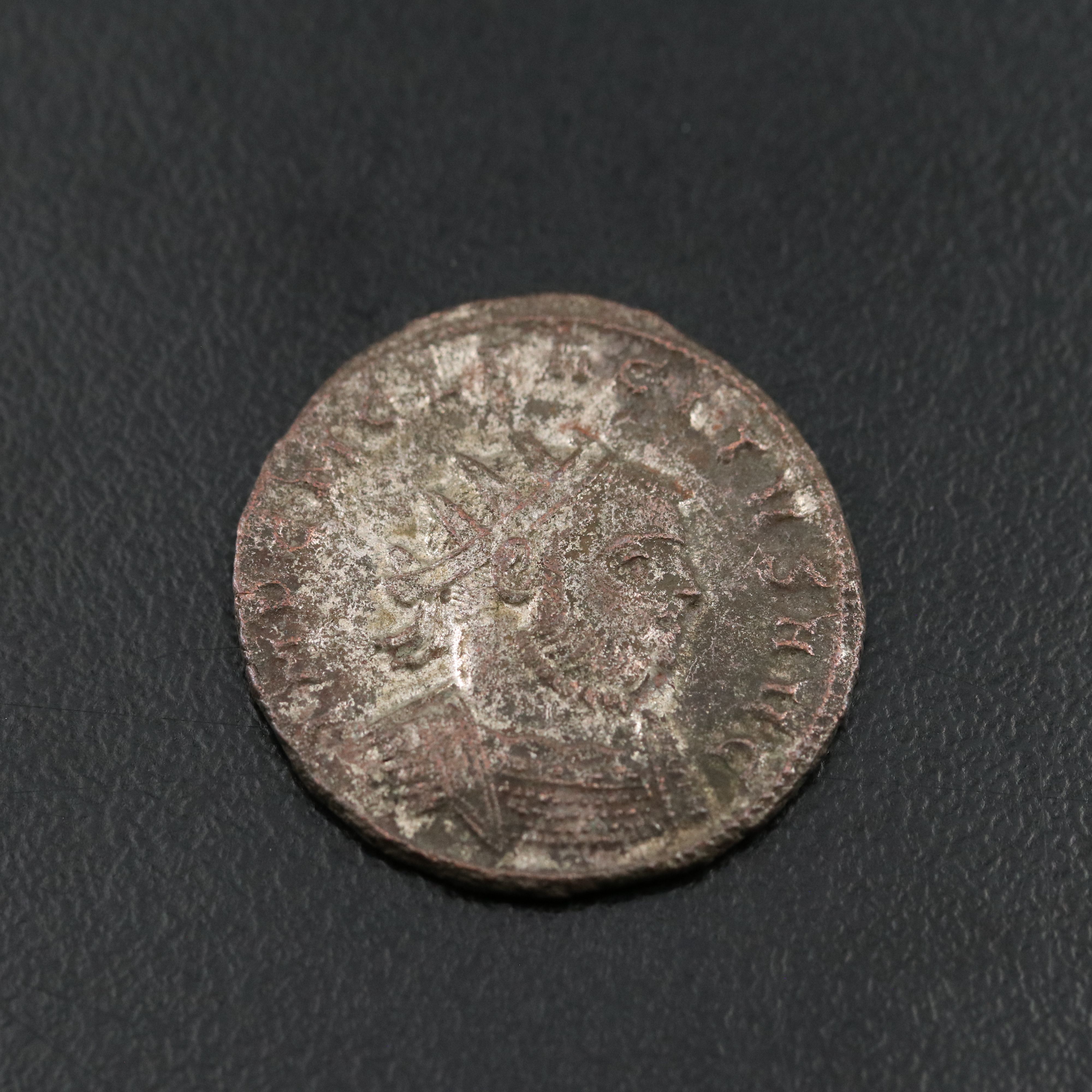 Ancient Roman Imperial Æ Antoninianus Coin of Tacitus, ca. 275 A.D.