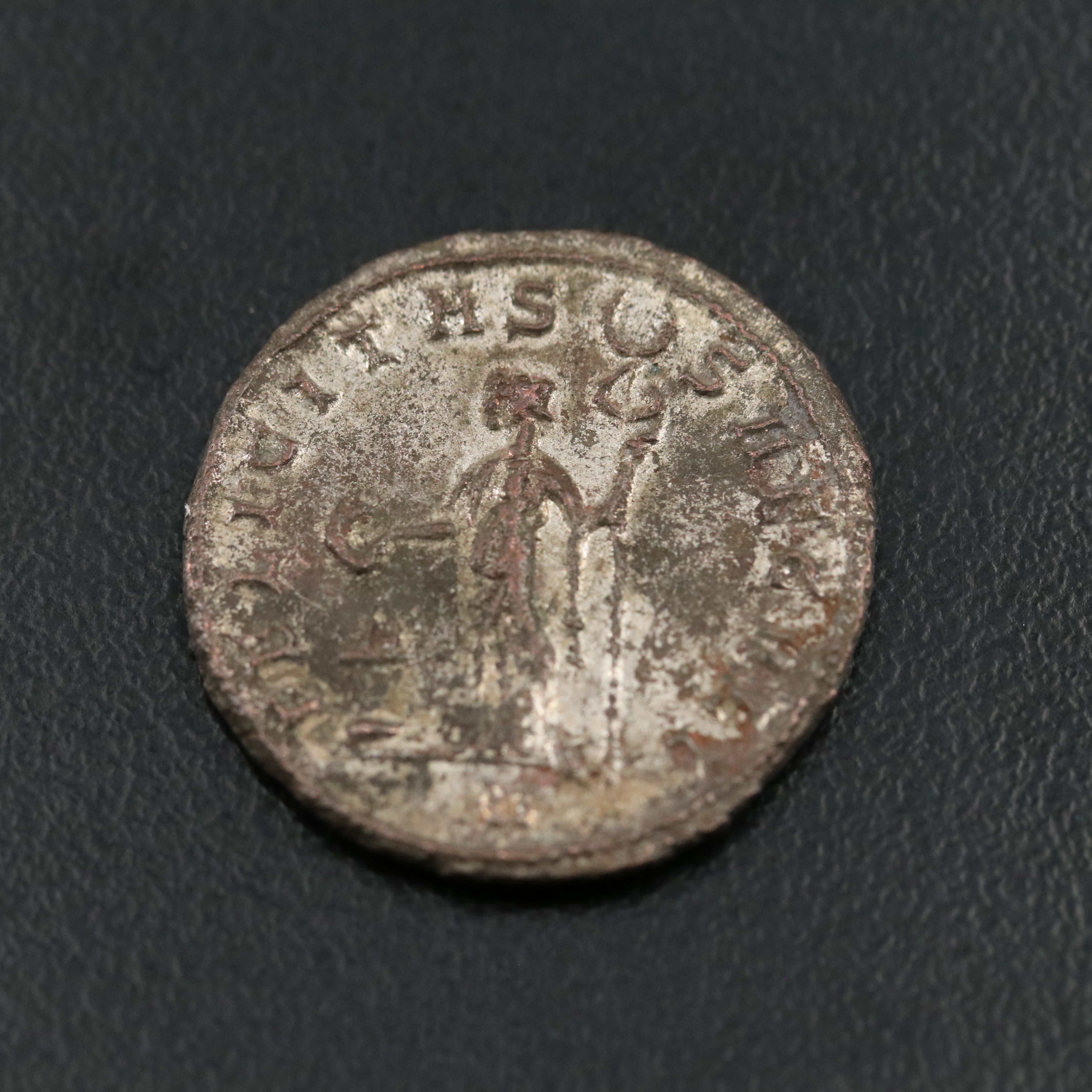 Ancient Roman Imperial Æ Antoninianus Coin of Tacitus, ca. 275 A.D.