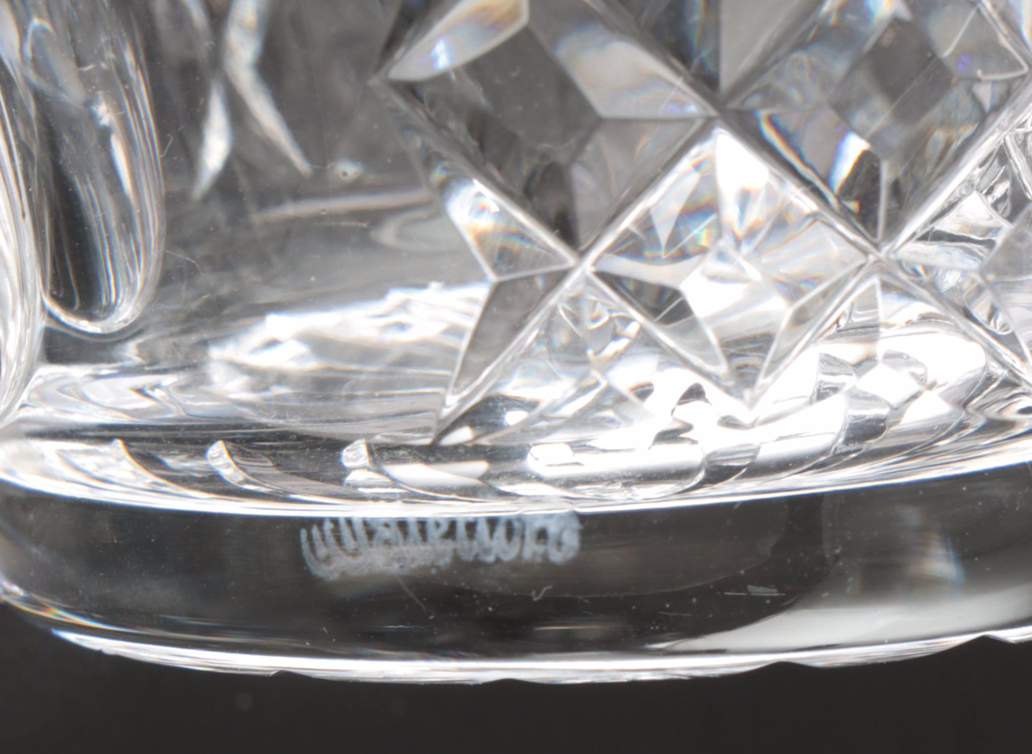 Waterford Crystal Bowl, Creamer, and Oval Dish