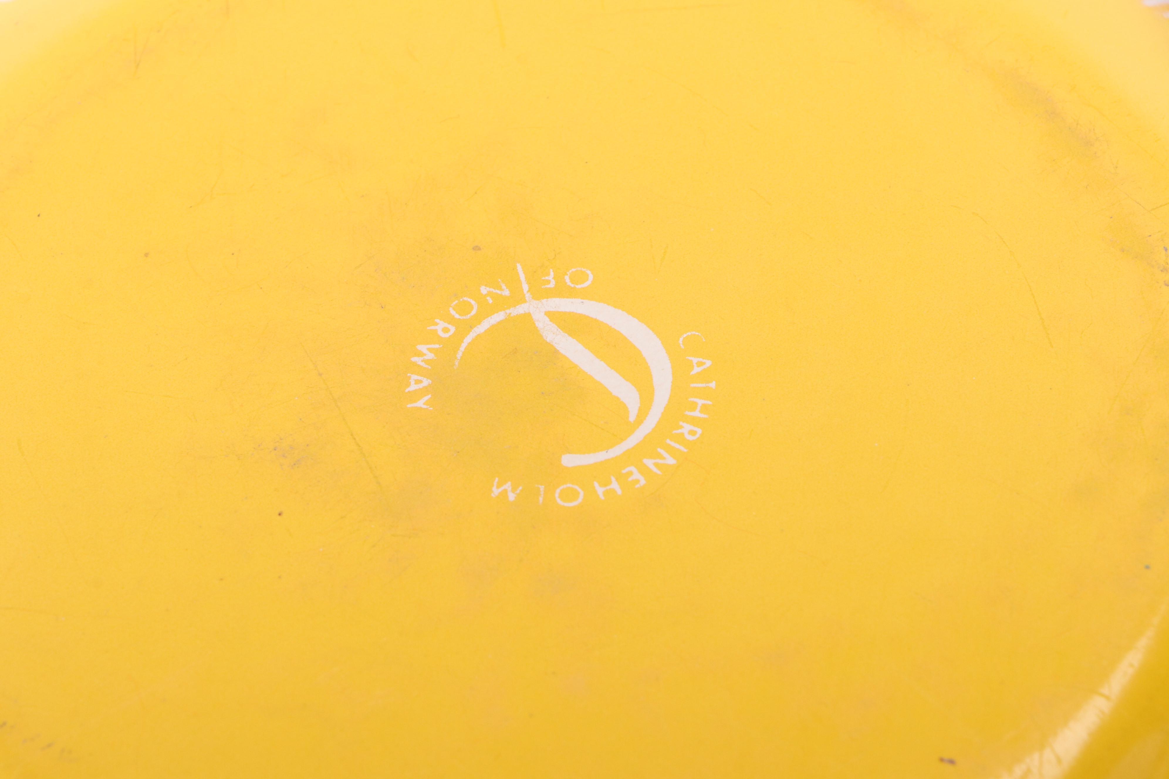 MCM Cathrineholm Brown Lotus Leaf Enamel Bowls